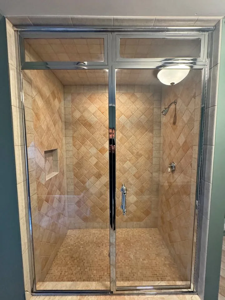 Reclaimed Shower door with side and top panel B333.jpg