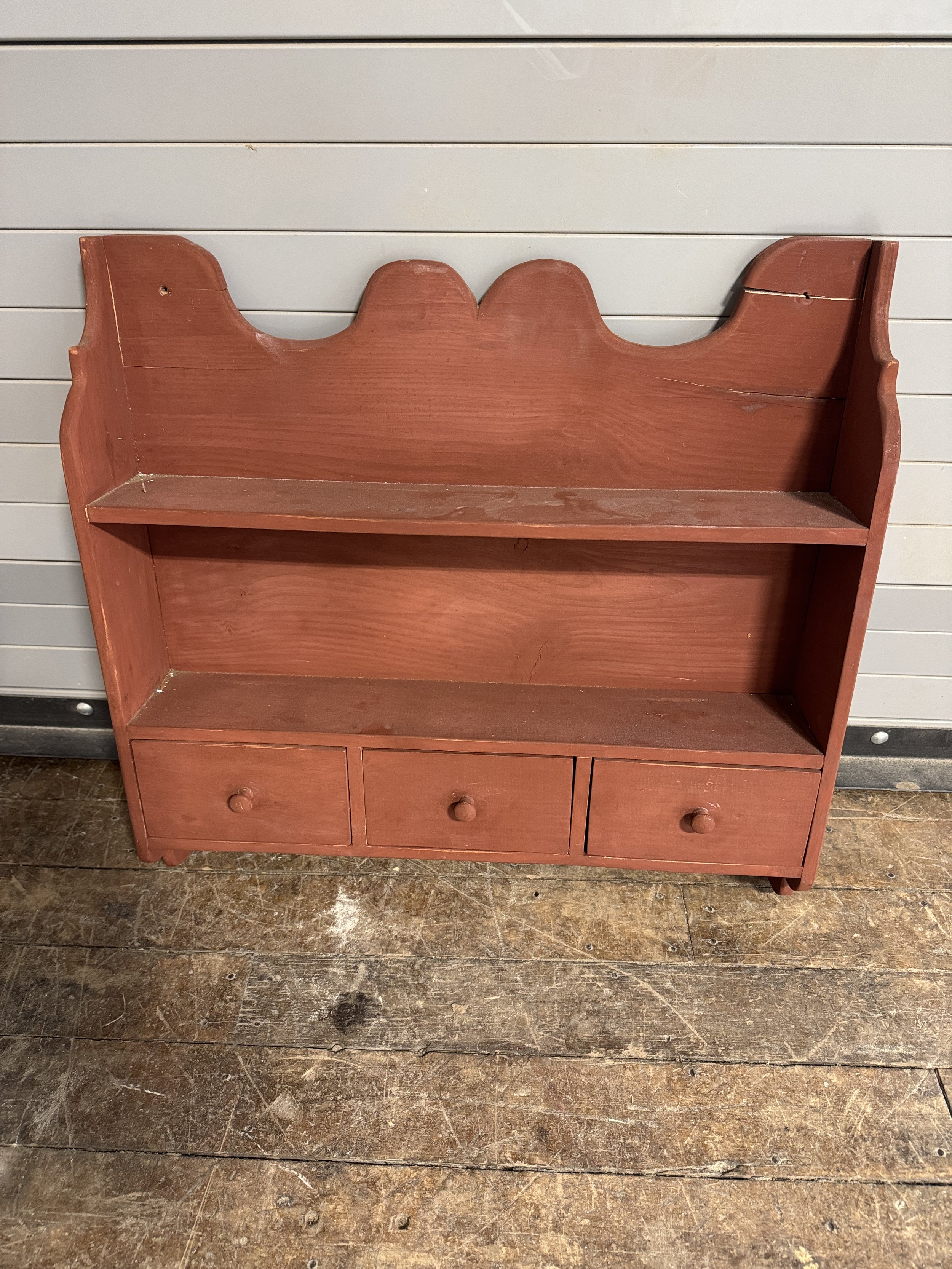 Wood Shelf with Drawers Z999