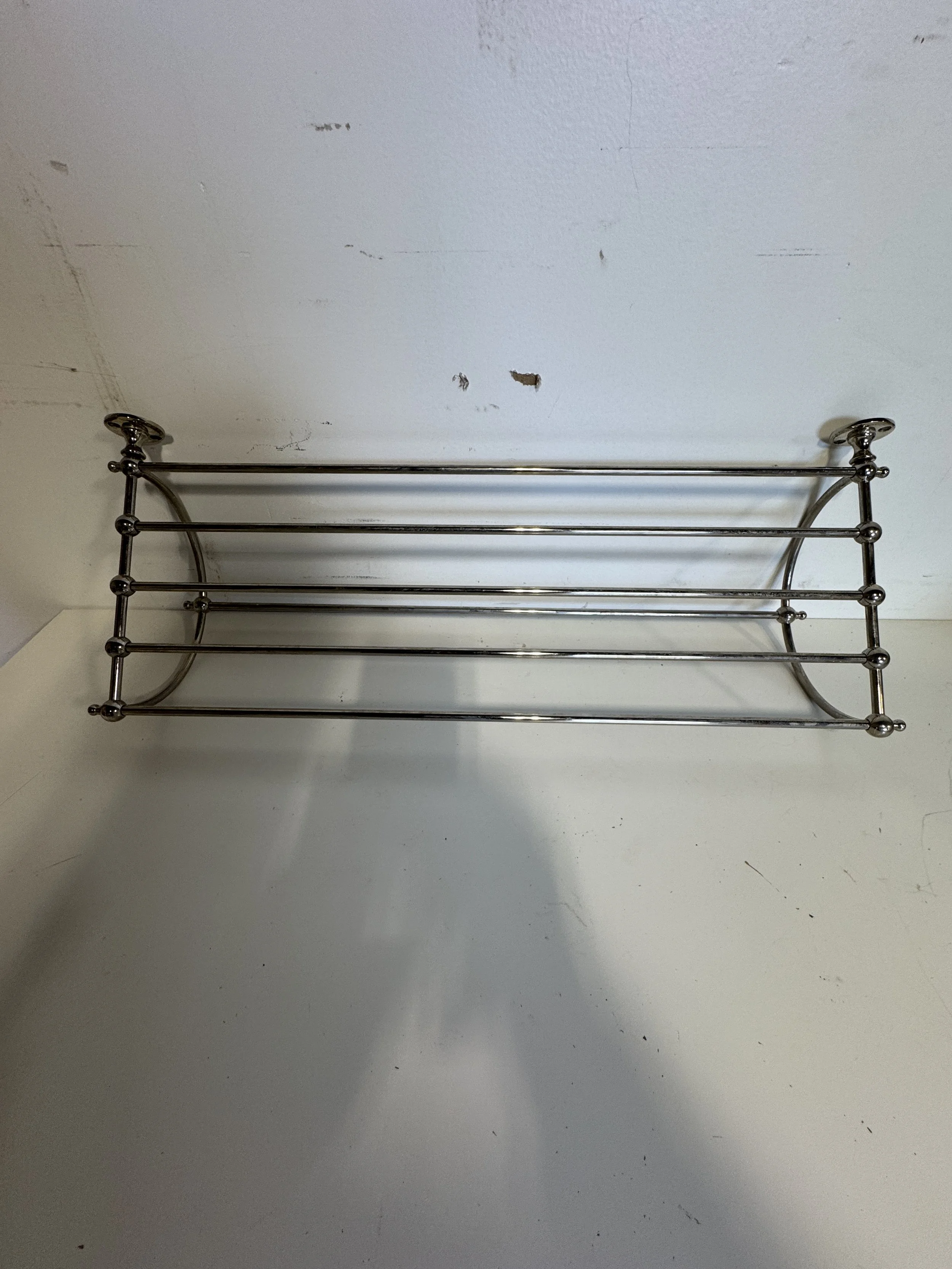 Polished Nickel Towel Rack N354