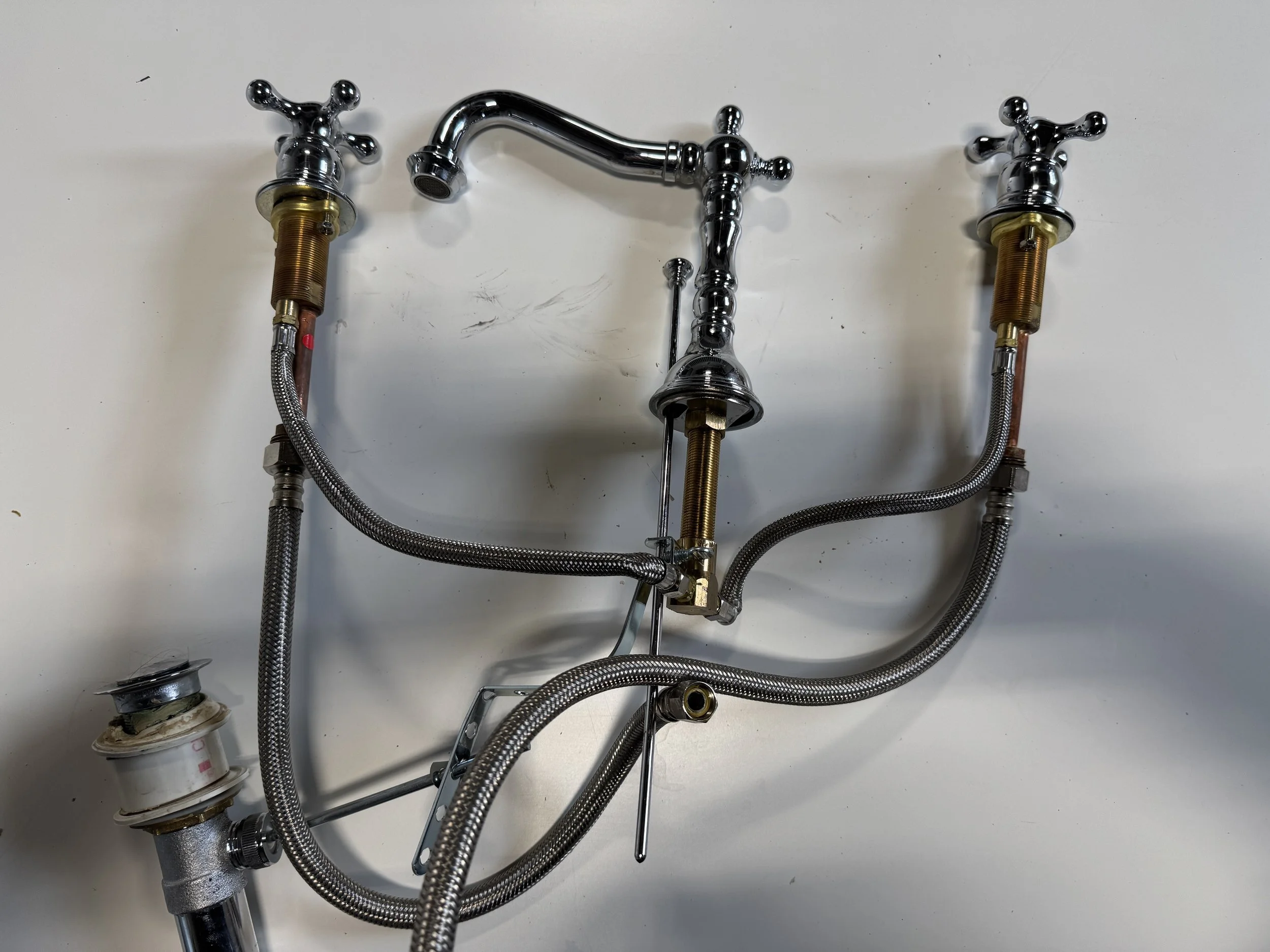 Kohler Artifacts Polished Nickel Bath Spout w cross handles W680