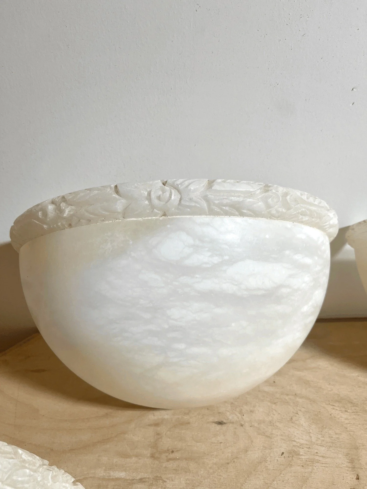 LEDs C4 Alabaster Glass Sconce Z999