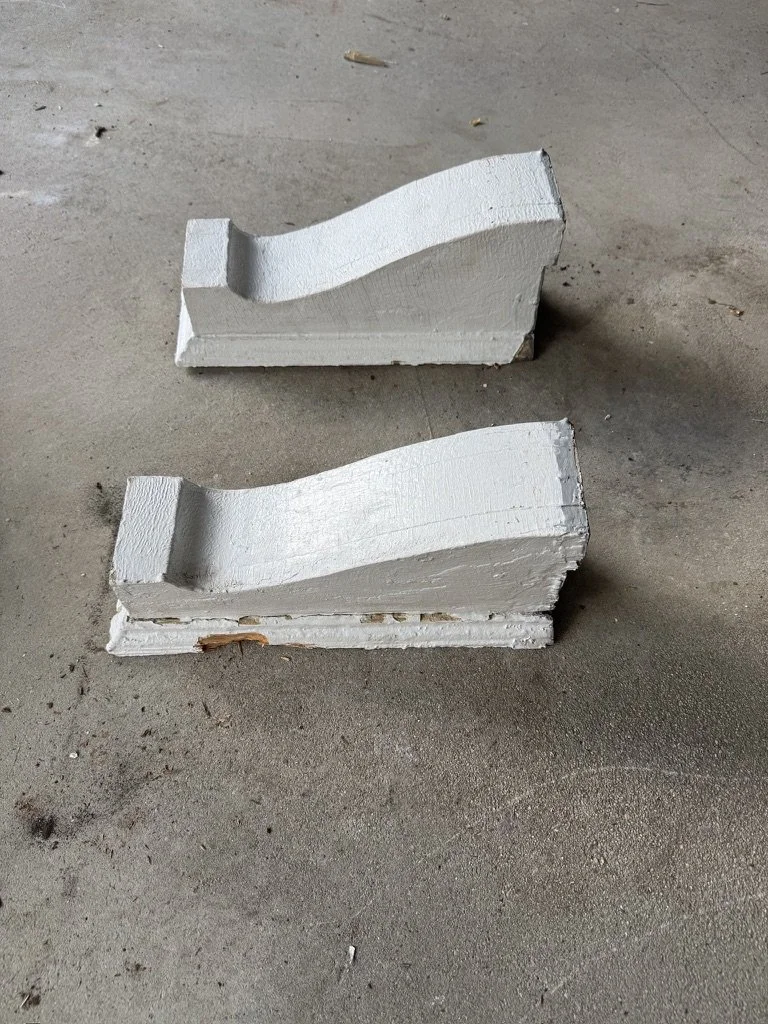 Antique Wood Corbels A N156