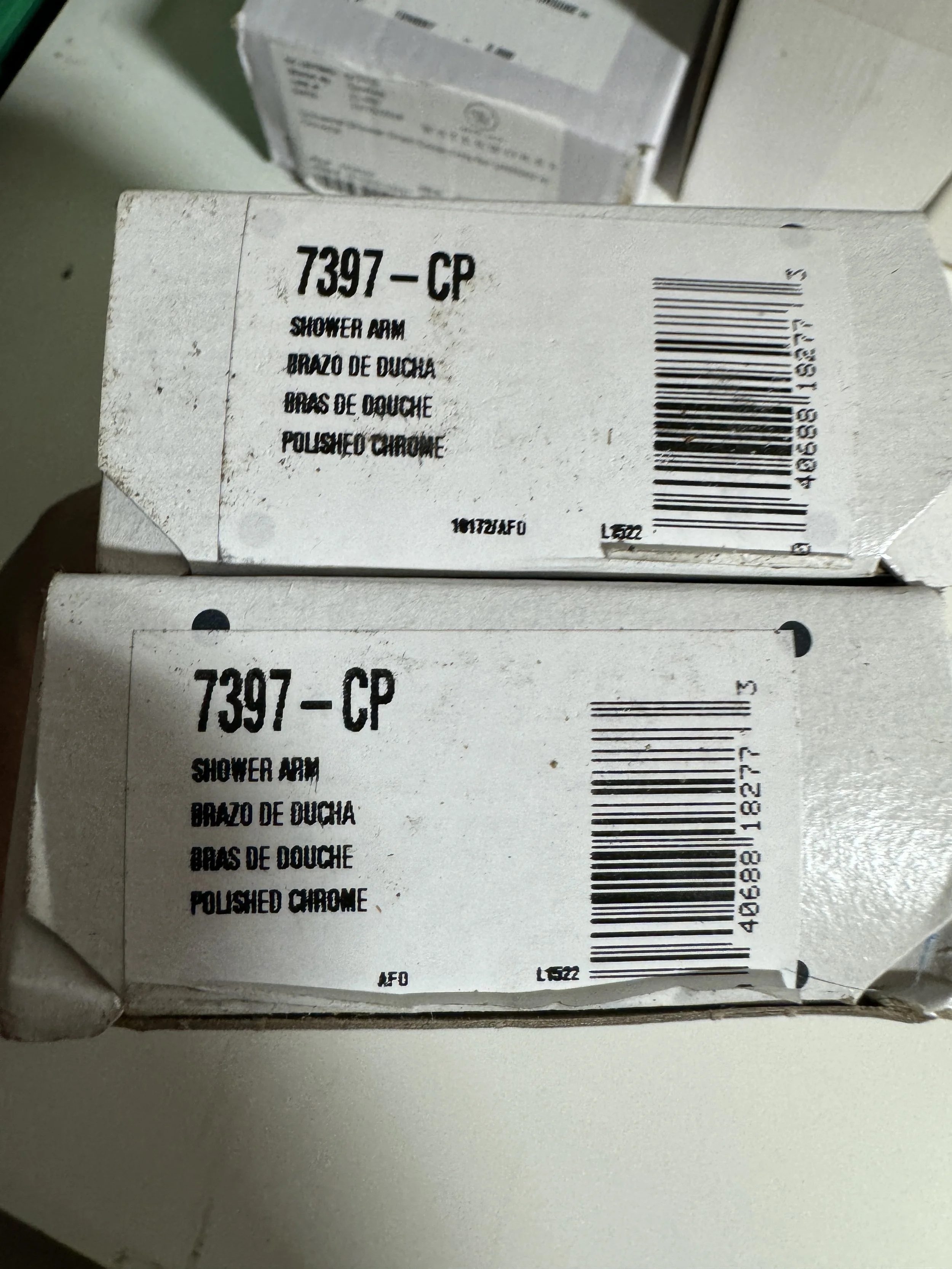 Kohler Polished Chrome Shower Arm S001