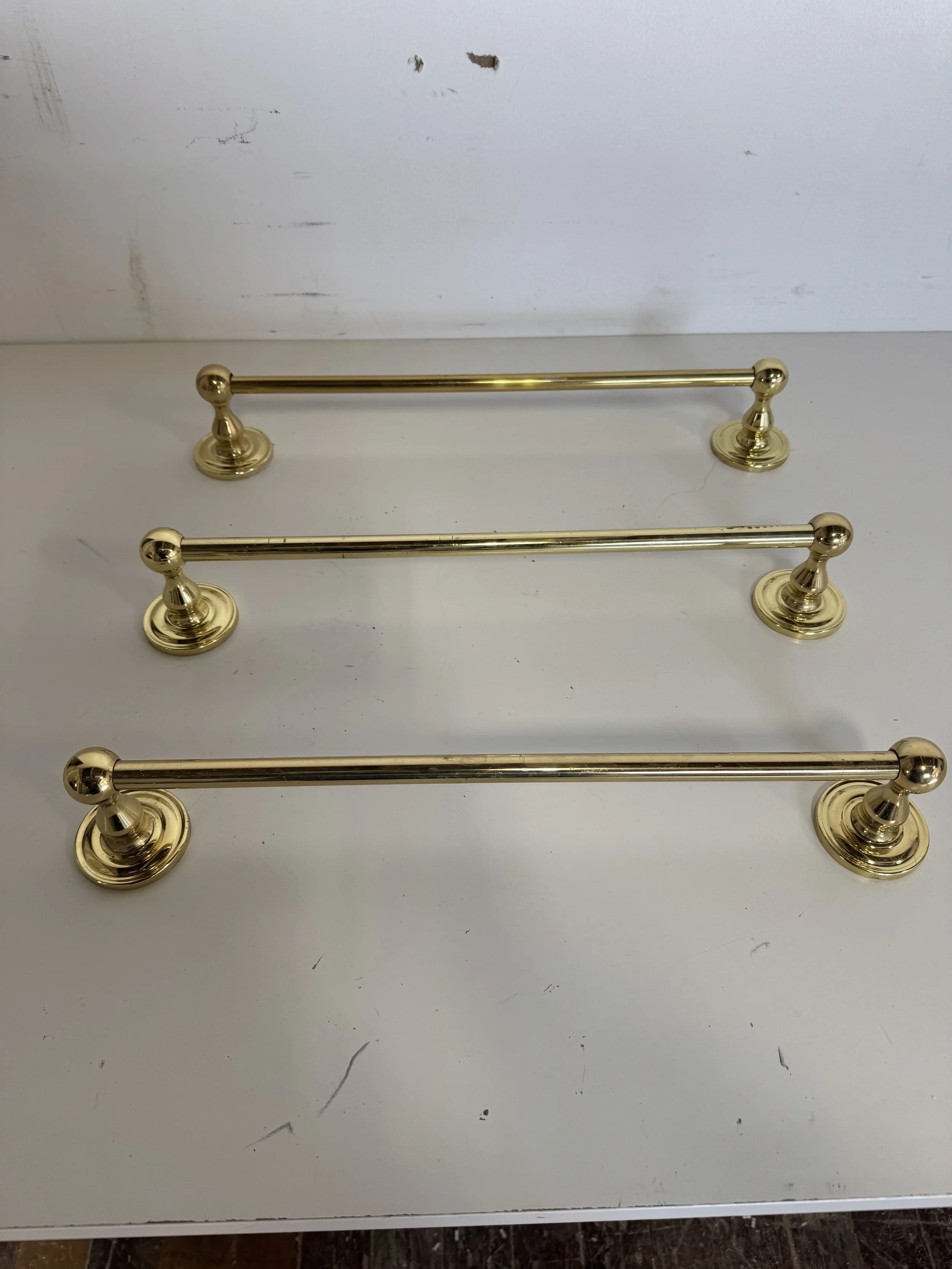 Brass Finish Bath Accessory W309 Set I