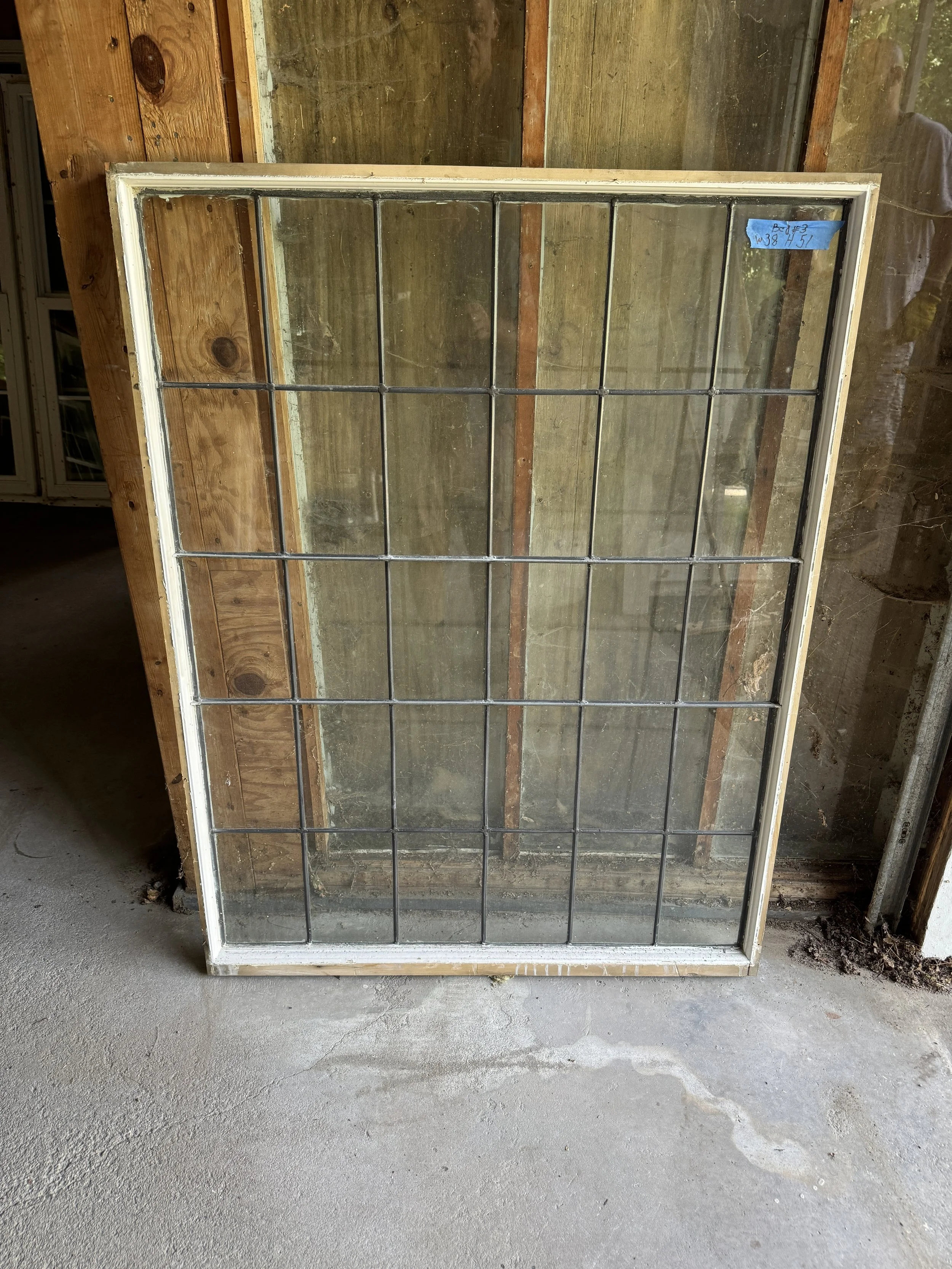 Leaded Glass Cabinet Door/ Window Sash N156