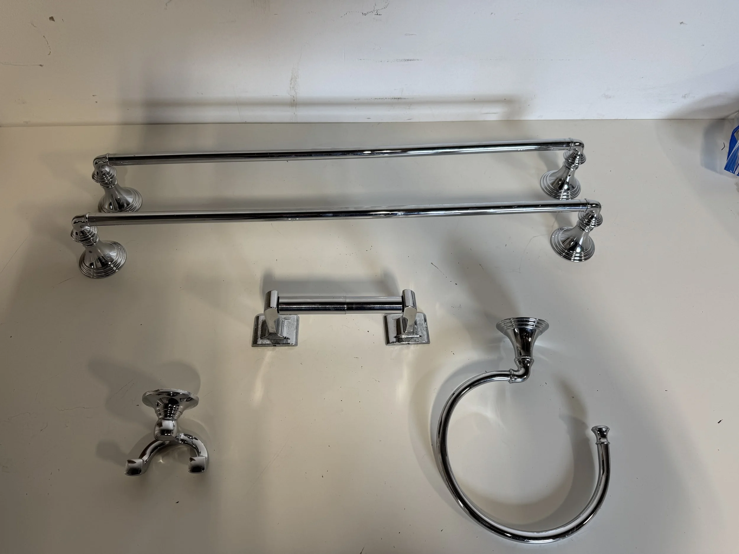 Ginger Polished Chrome Bath Accessories B521 Set A