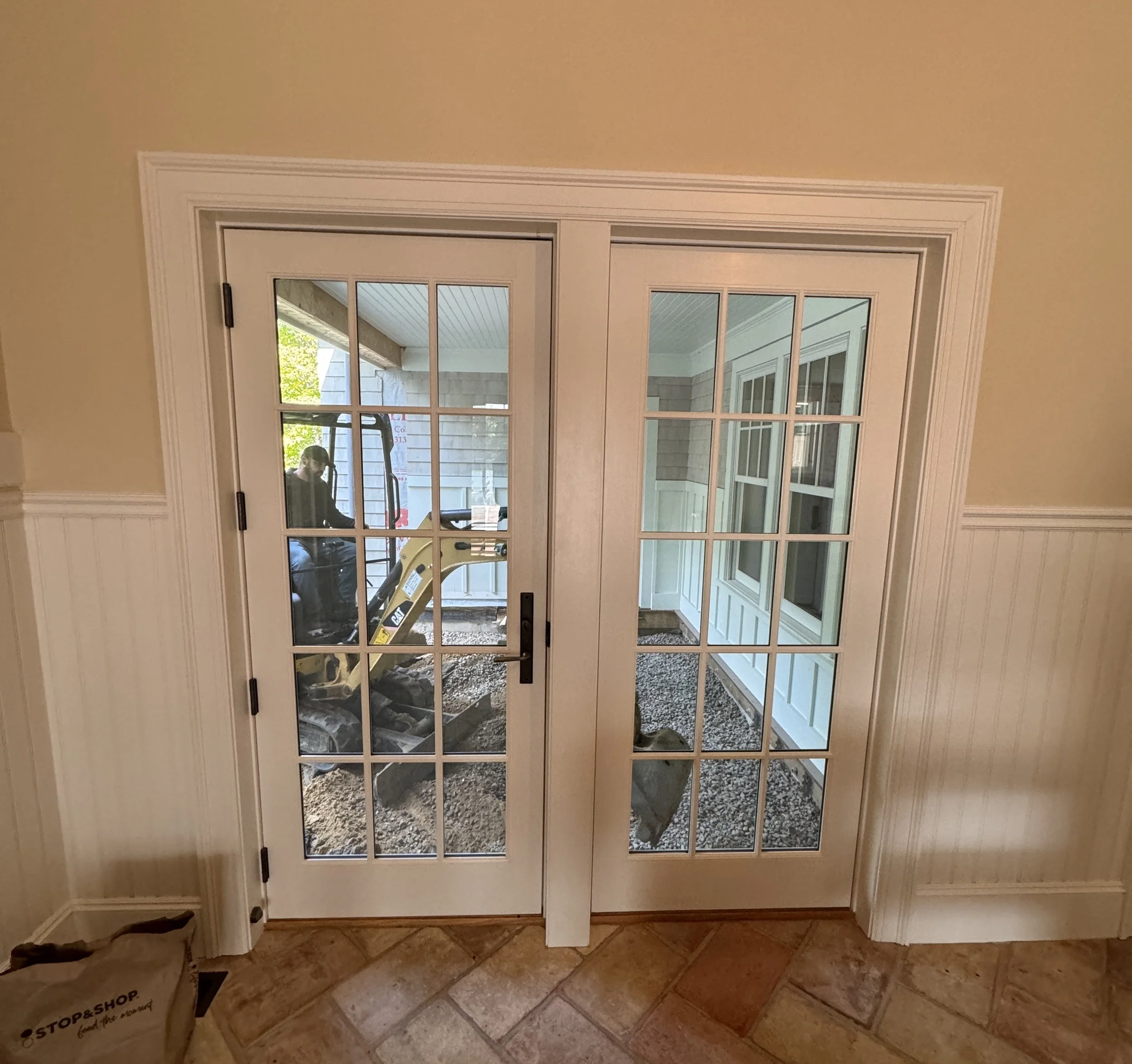 Marvin Single French Door and Side Panel OS47