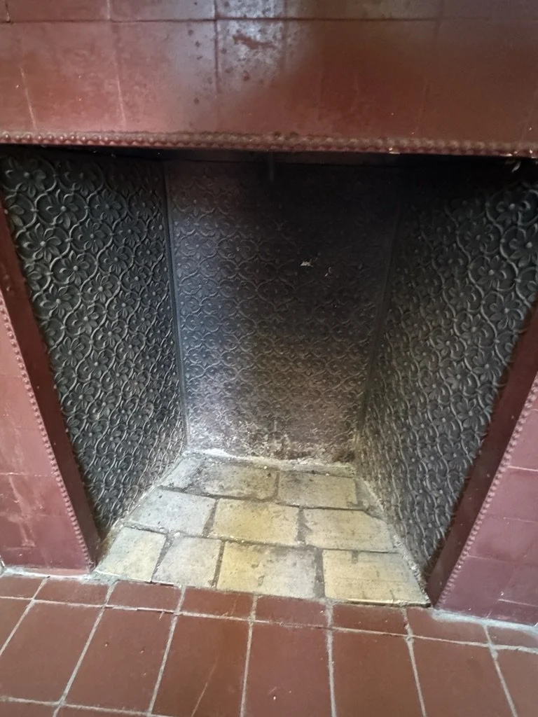 Antique Cast Iron Fireback M146