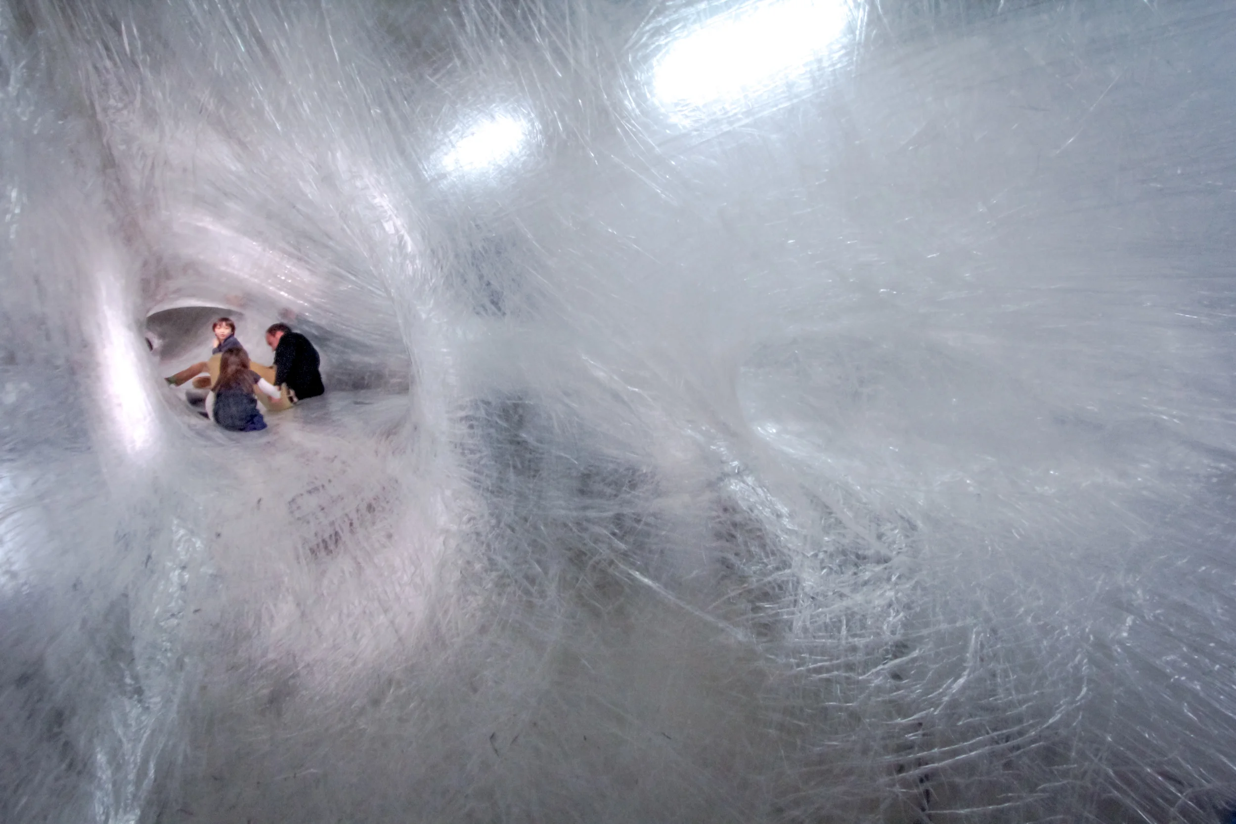 Inside the installation