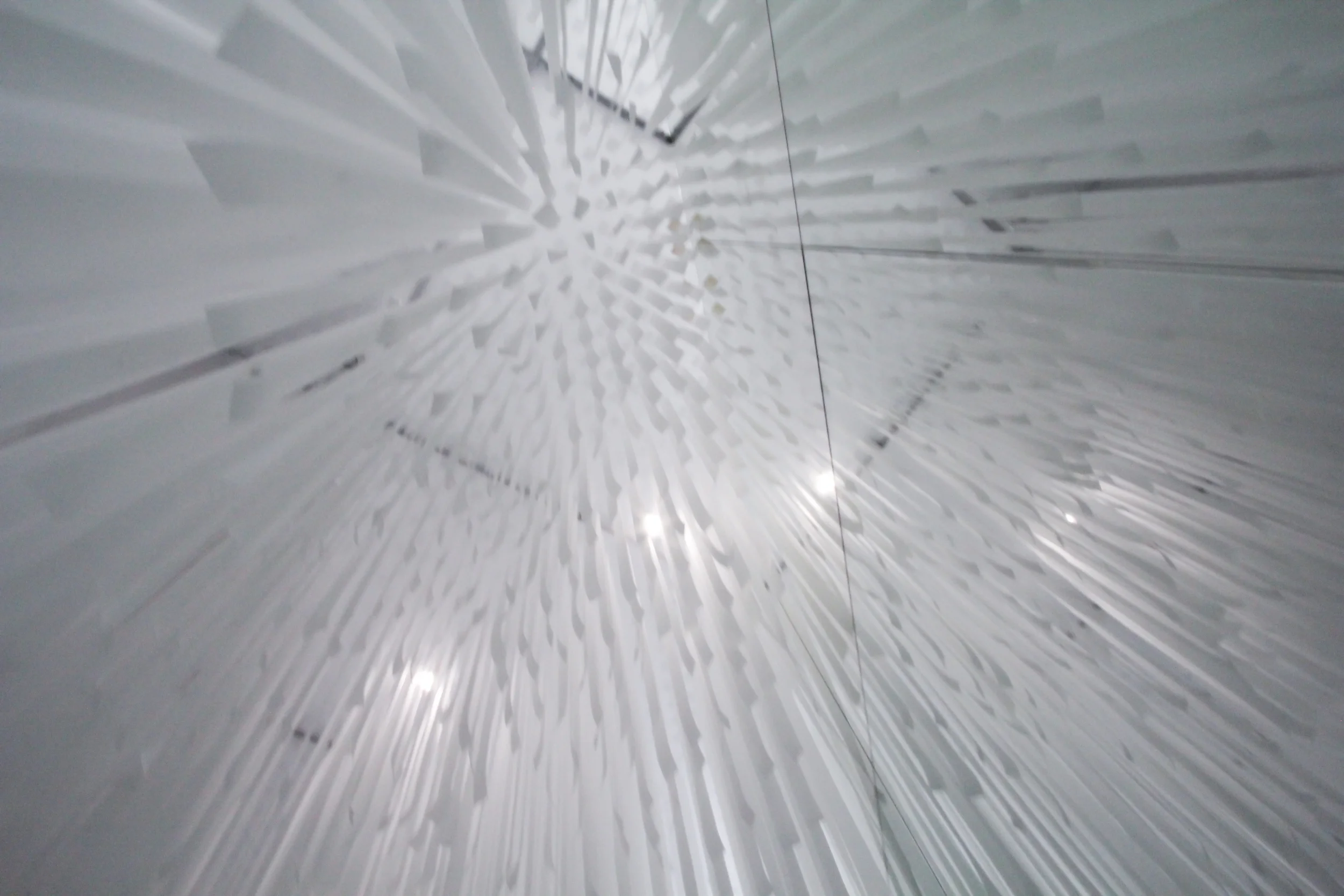 Suspended material. COS x Snarkitecture. image ©futurecrafter