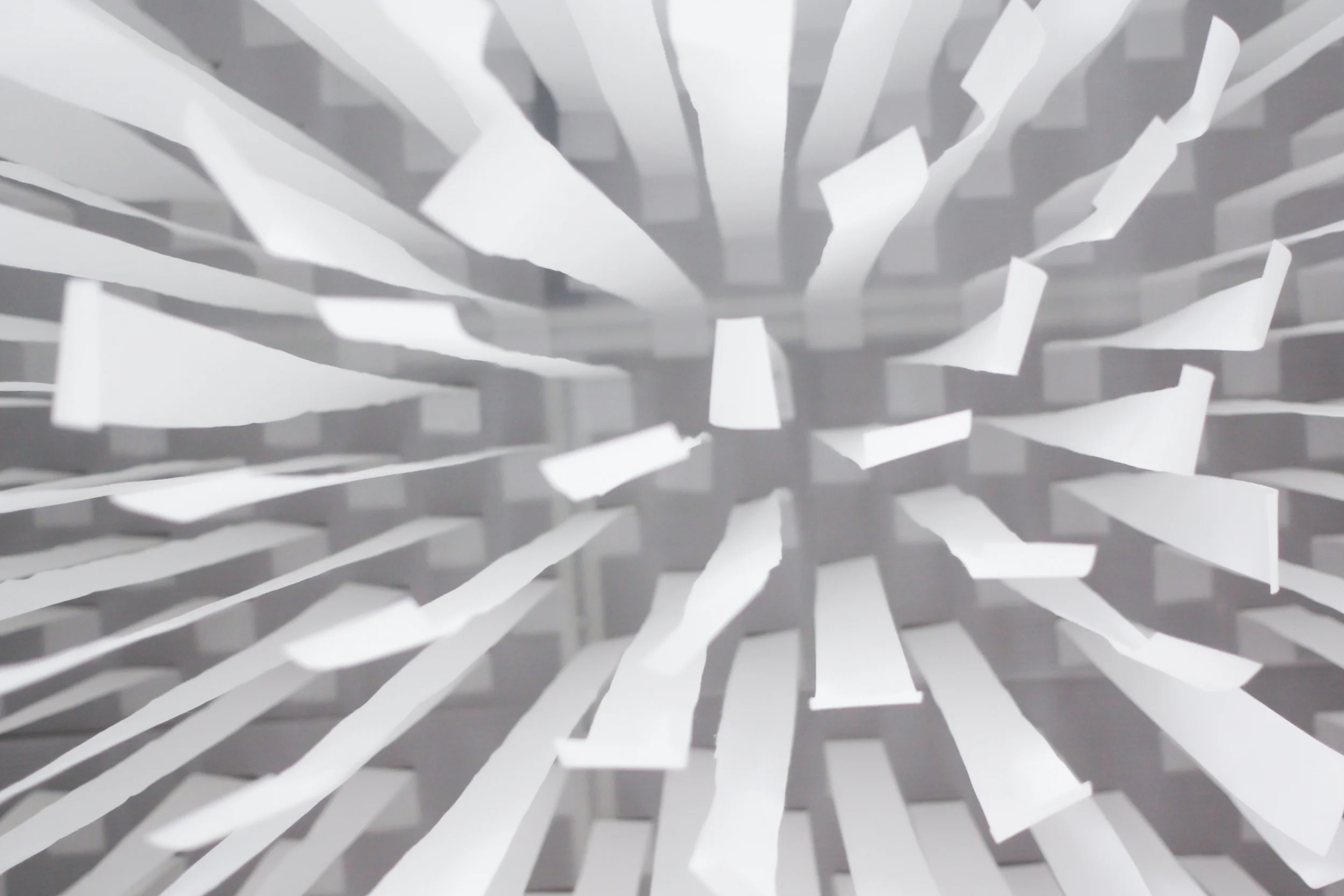 Suspended material. COS x Snarkitecture. image ©futurecrafter