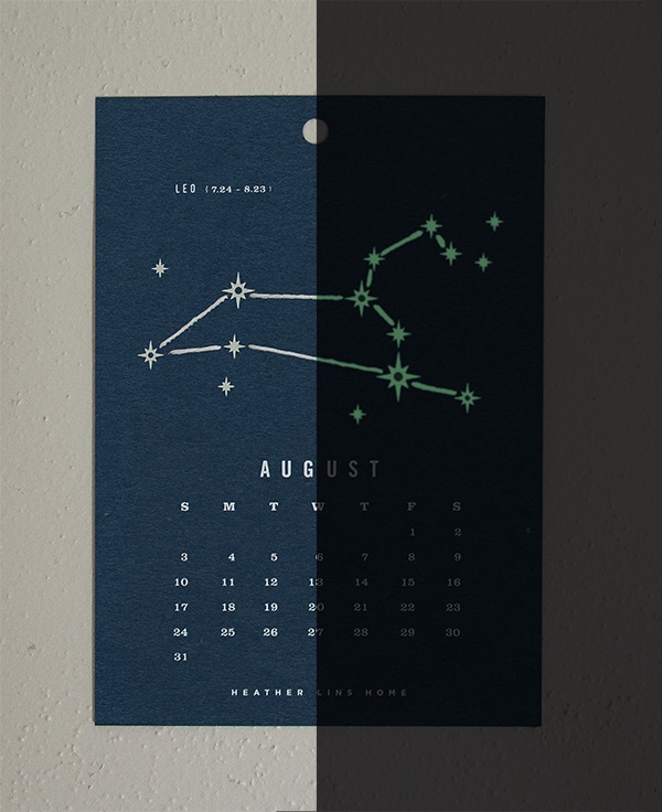 2016 Stitch The Stars Calendar Kit by Heather Lins