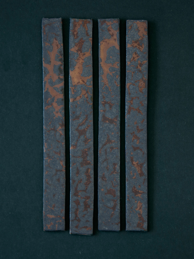 Material experimentation process.