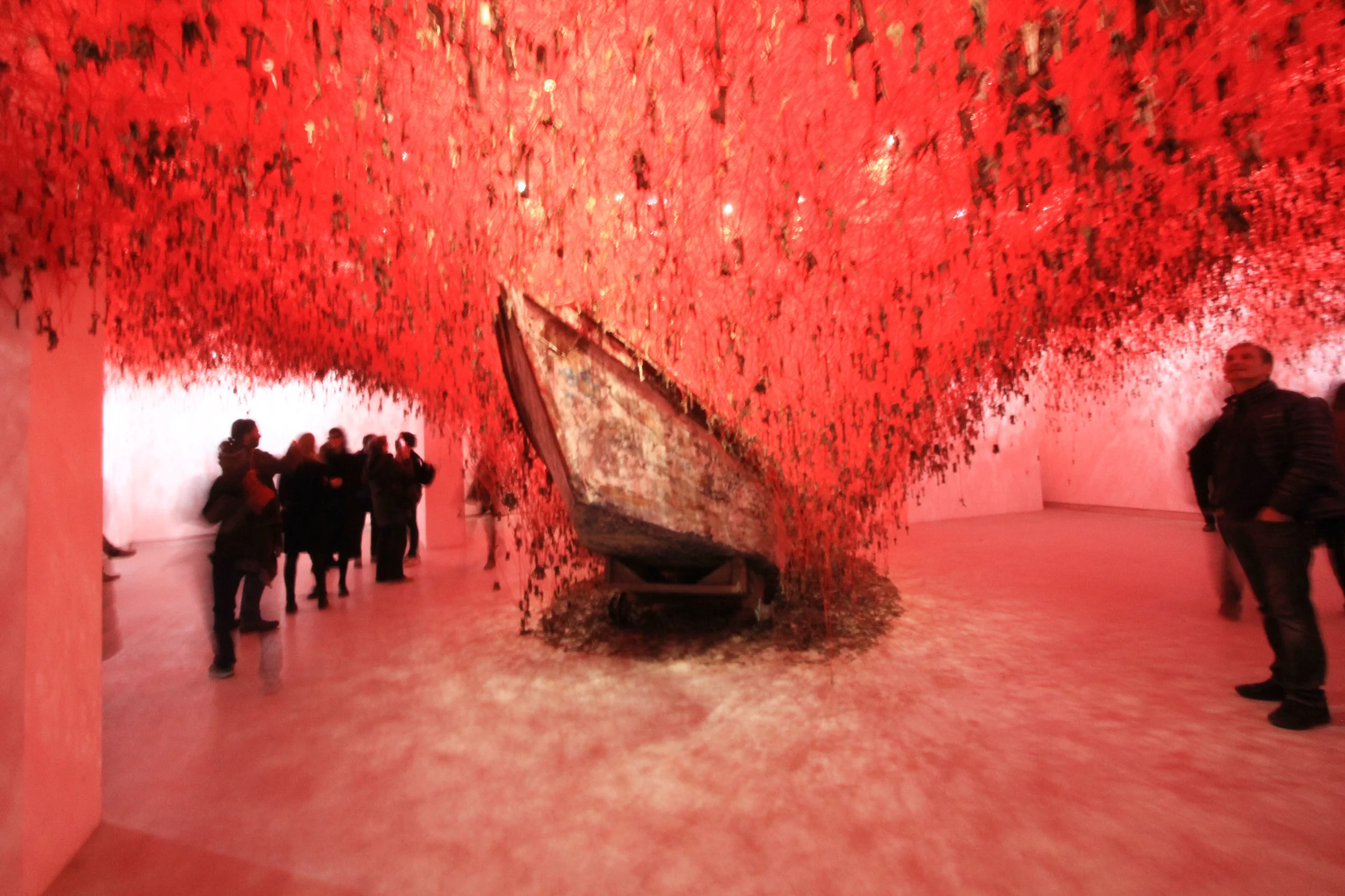 The Key in the Hand by Chiharu Shiota. Venice Biennale of Art 2015. image © Futurecrafter