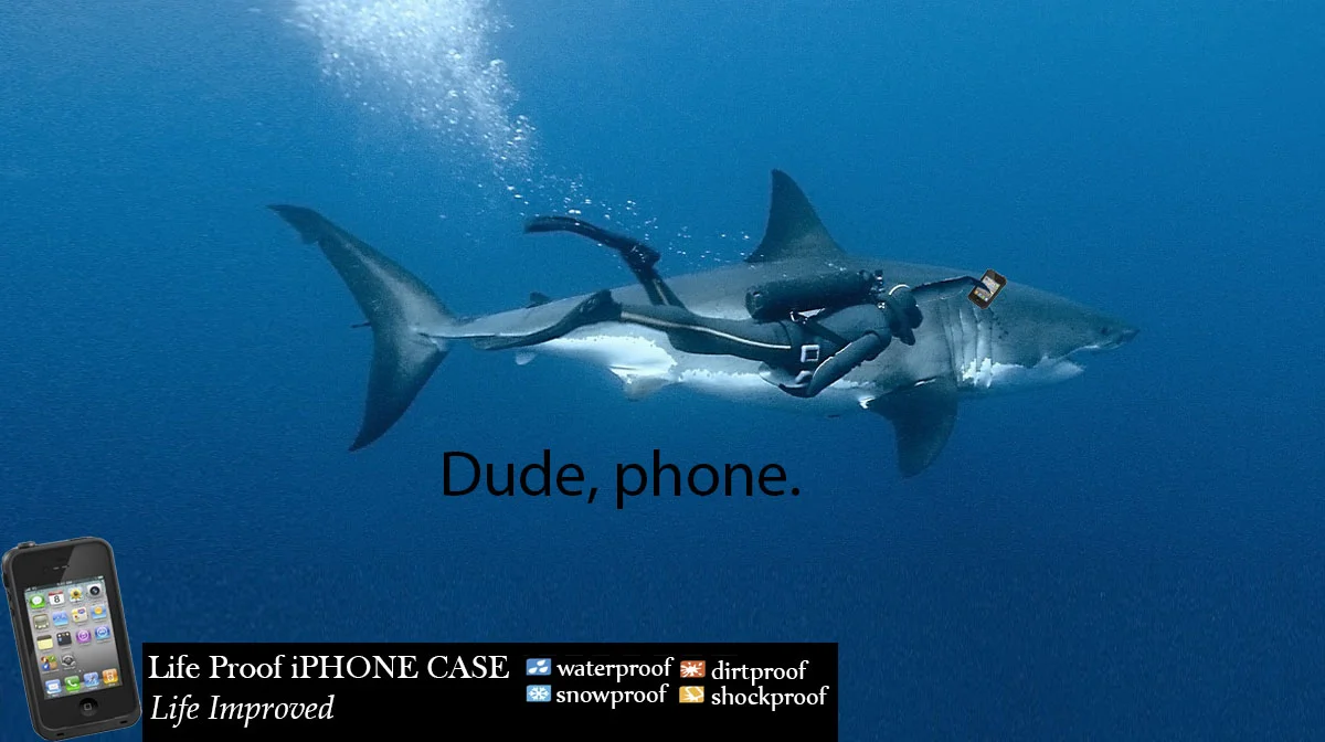 Sharks are attracted to electronic pulses so this probably wouldn't be a great idea.
