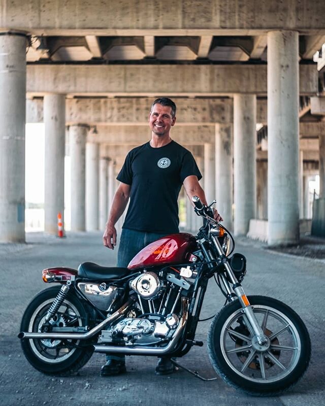 Pops @shamus_okingsley 's &quot;new&quot; '85 Sportster
.
.
.
.
#kc #kcmo #kansascity #westbottomskc #westbottoms #harley #harleydavidson #sportster #ironhead #ironheadsportster #motorcyclephotography #motorcycles #motorcycle #bikesofinstagram #motor