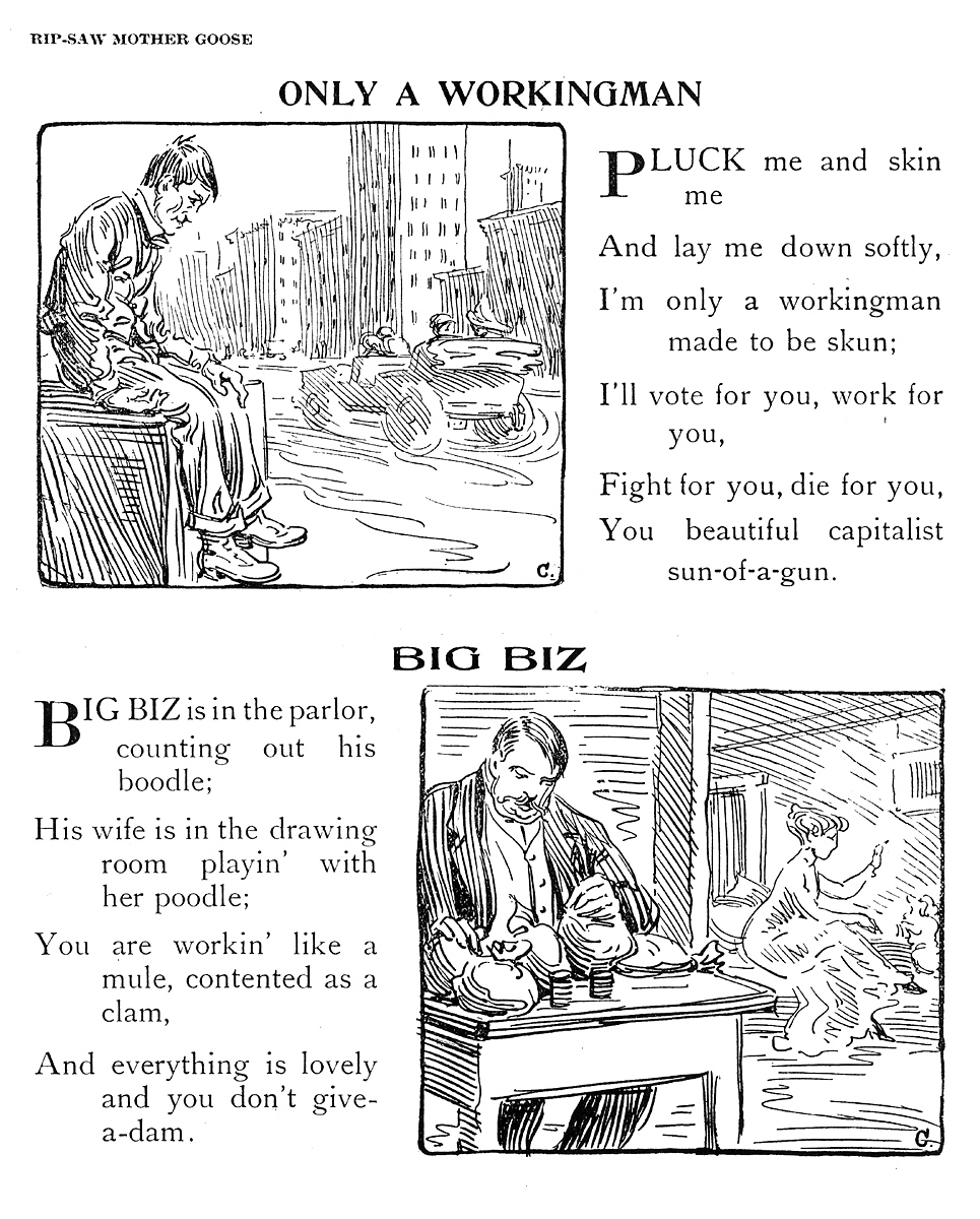 The Rip-Saw Mother Goose Click on images to enlarge. 