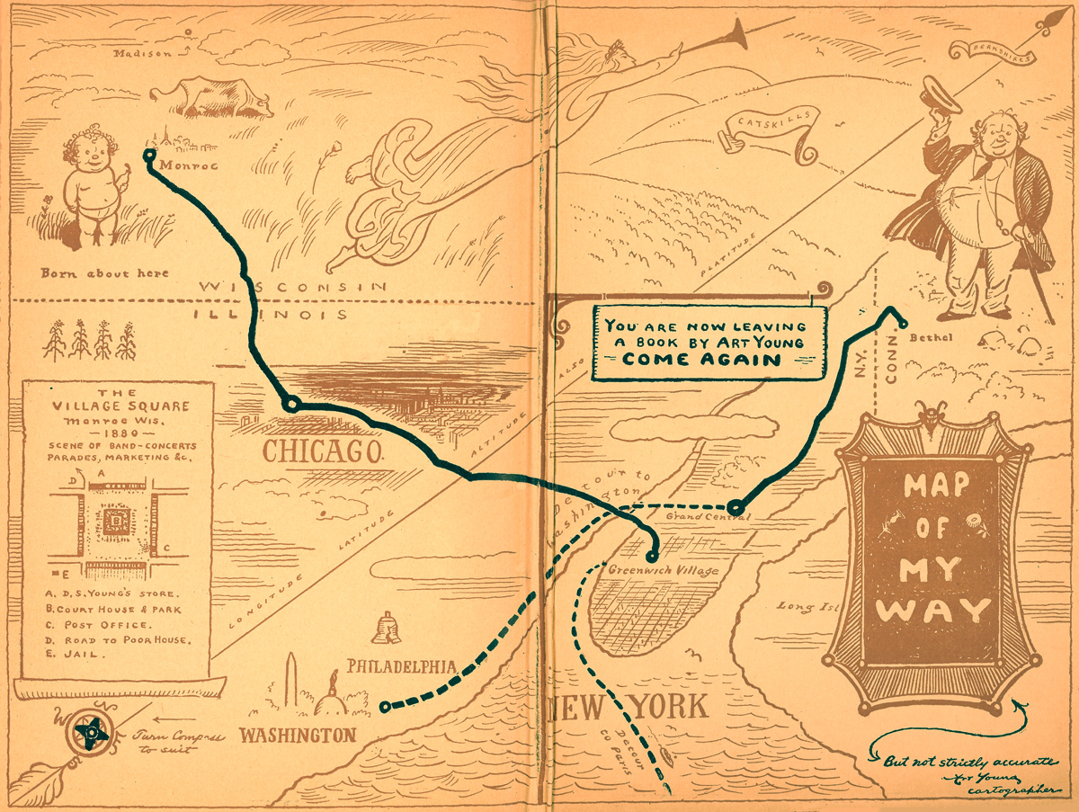 On My Way: Being the Book of Art Young in Text and Pictures (New York: Horace Liveright, 1928) Click image to enlarge.