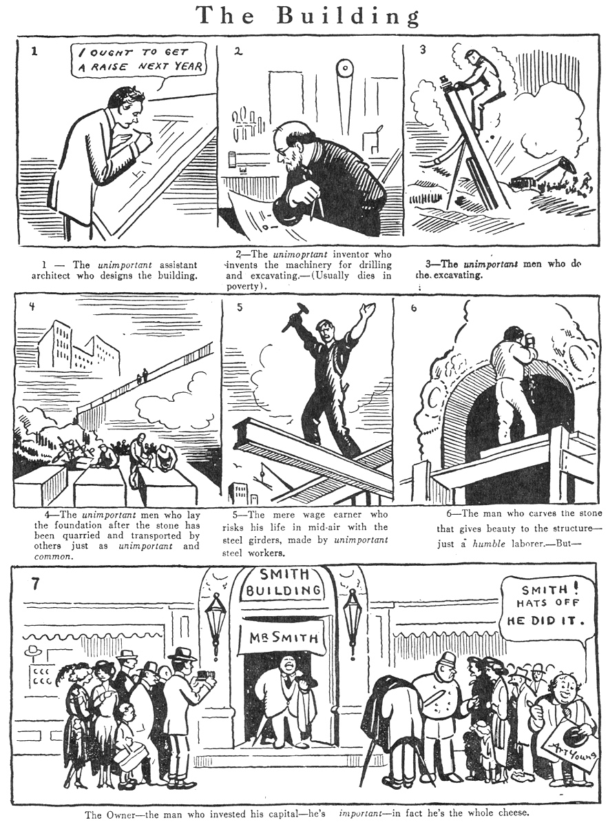 Art Young, Good Morning , July 1, 1921.