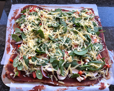 Same pizza, but an alternative way to make it.