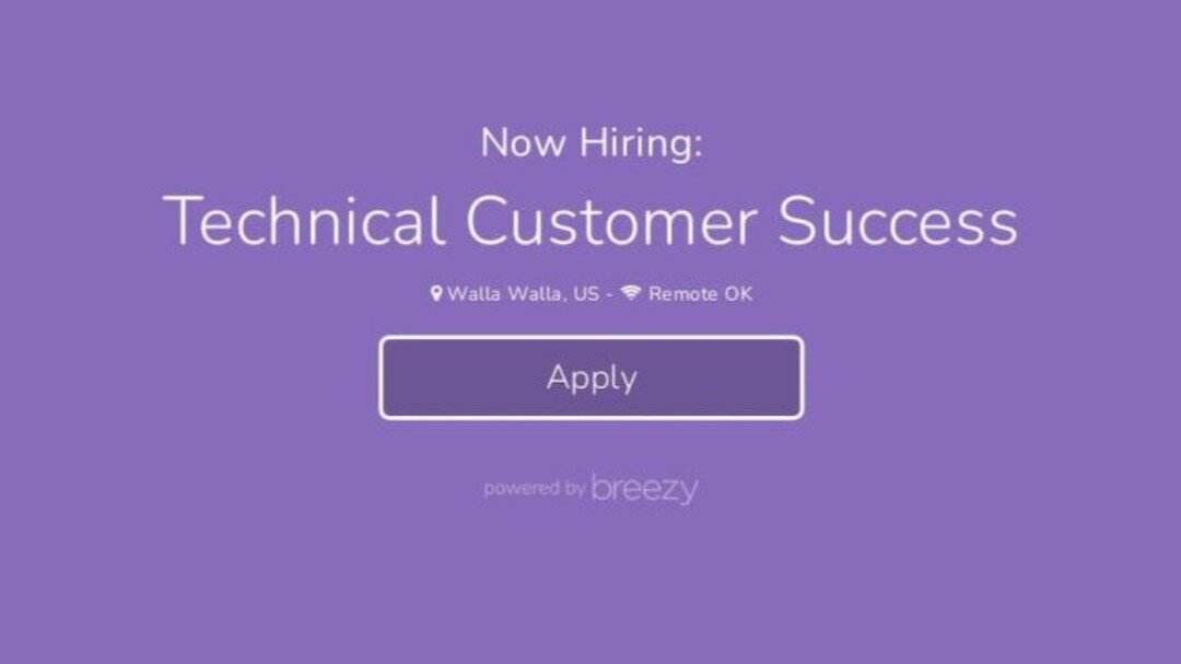 We&rsquo;re looking for someone to join us to liaise with clients and internal teams as well as be a part of building systems for scale. If this technical customer success role sounds interesting please apply. Link in bio! 

#career #jobs #startup #b