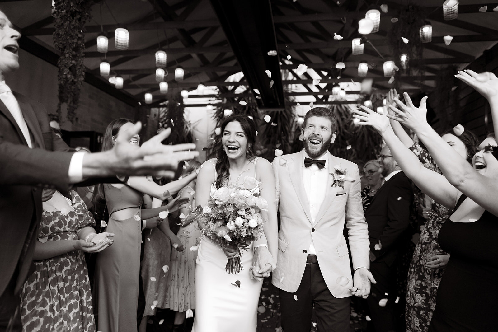 Did you know the petal (or grain) toss dates back to Roman times? It was a representation of the couples future prosperity and implied best wishes &amp; luck to the pair. 

#weddingday #melbourneweddingvenue #love #petaltoss