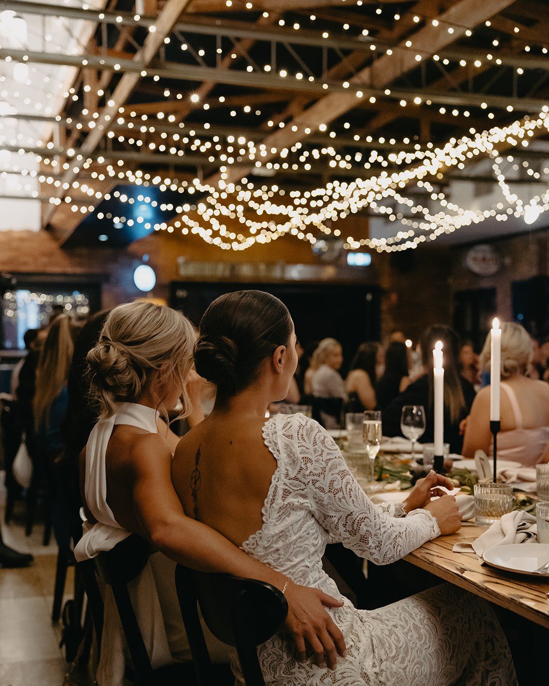 Adore adore adore the styling from Kate &amp; Ellies wedding - fairy lights are very much in at the moment. So dreamy. 

Photography: @lovegoodimages 

.
.
.
.
.
.
#weddingvenuemelbourne #weddingplanningmelbourne #melbourneweddinginspiration #melbour