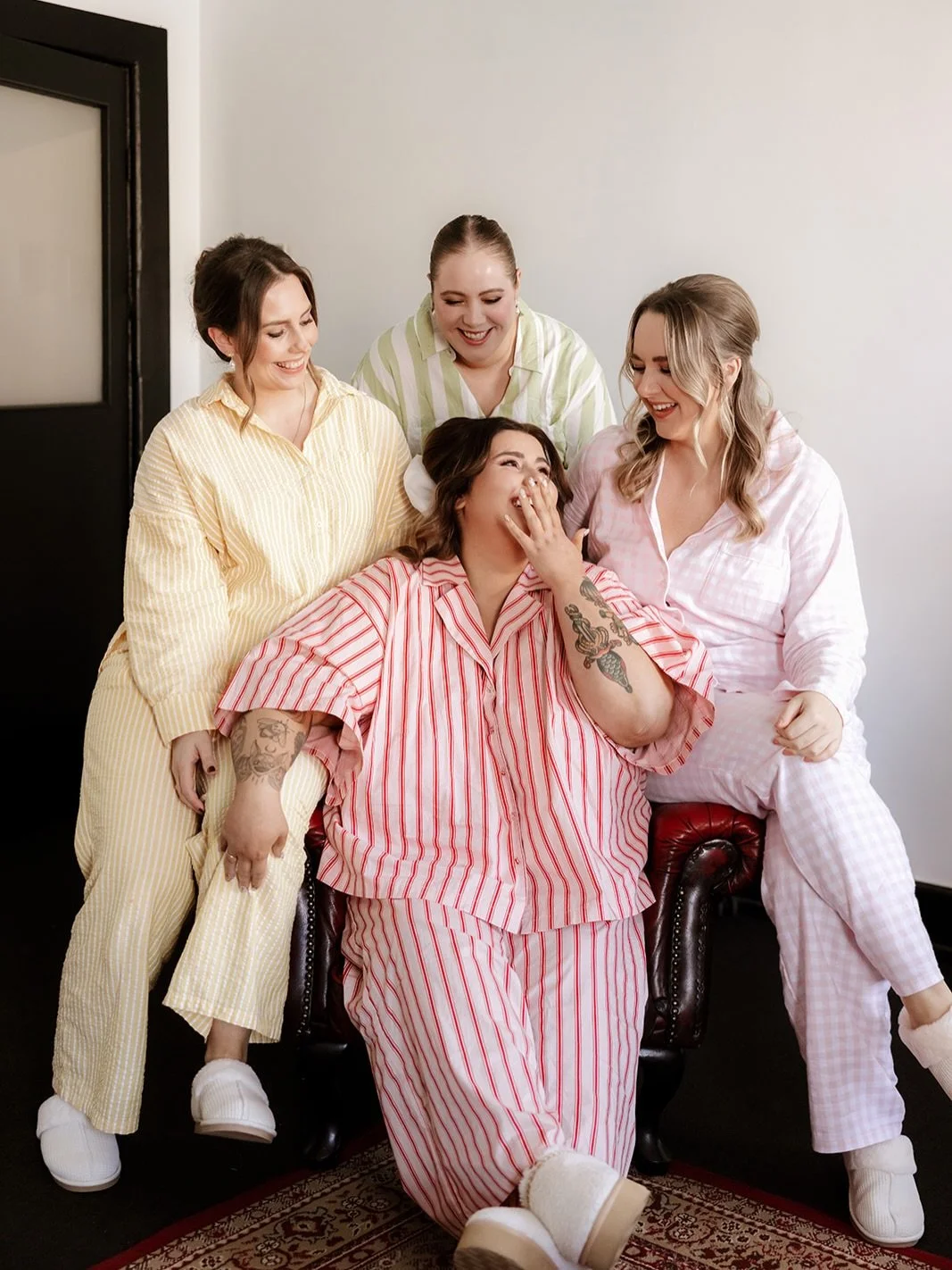 Buttoned, laced and stitched together..with a little help from your best girls in our bridal suite 🪡 

Celebrant: @natsproal.melbournecelebrant 
DJ: @wearepaperhearts
Photographer: @nikkimccronephotography
Videographer: @downtheroad_weddings
Florist