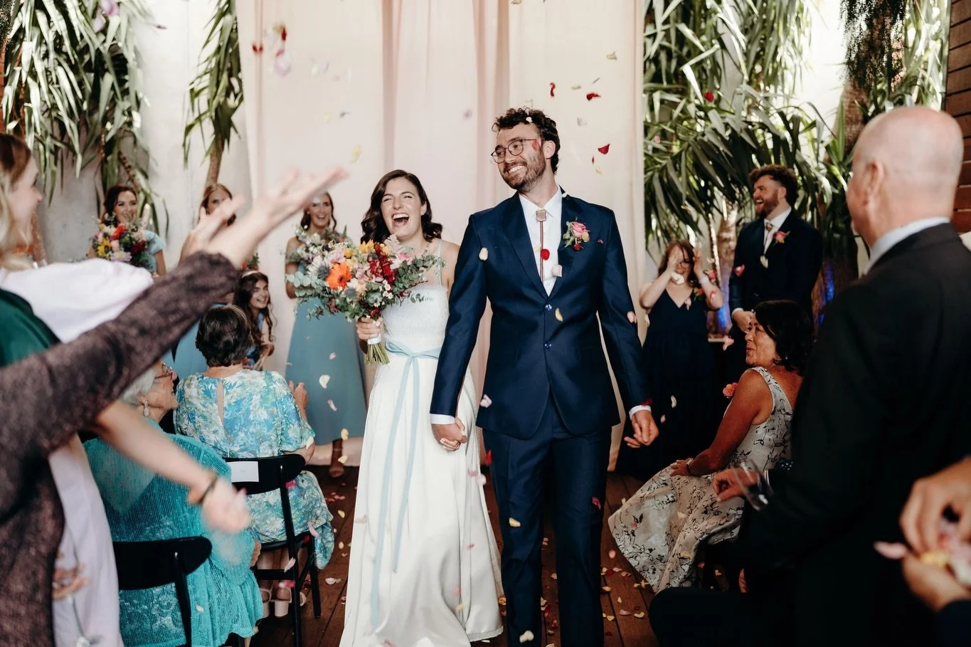 The joy is truly palpable from these pictures from Tess &amp; Cheeks big day! WE LOVE HAPPY TEARS!

Photographer: @allmywednesdays 
Florist @crownyourself.floraldesign
DJ &amp; Photobooth: @onemoresongdjs
Aerial: @banginhangins