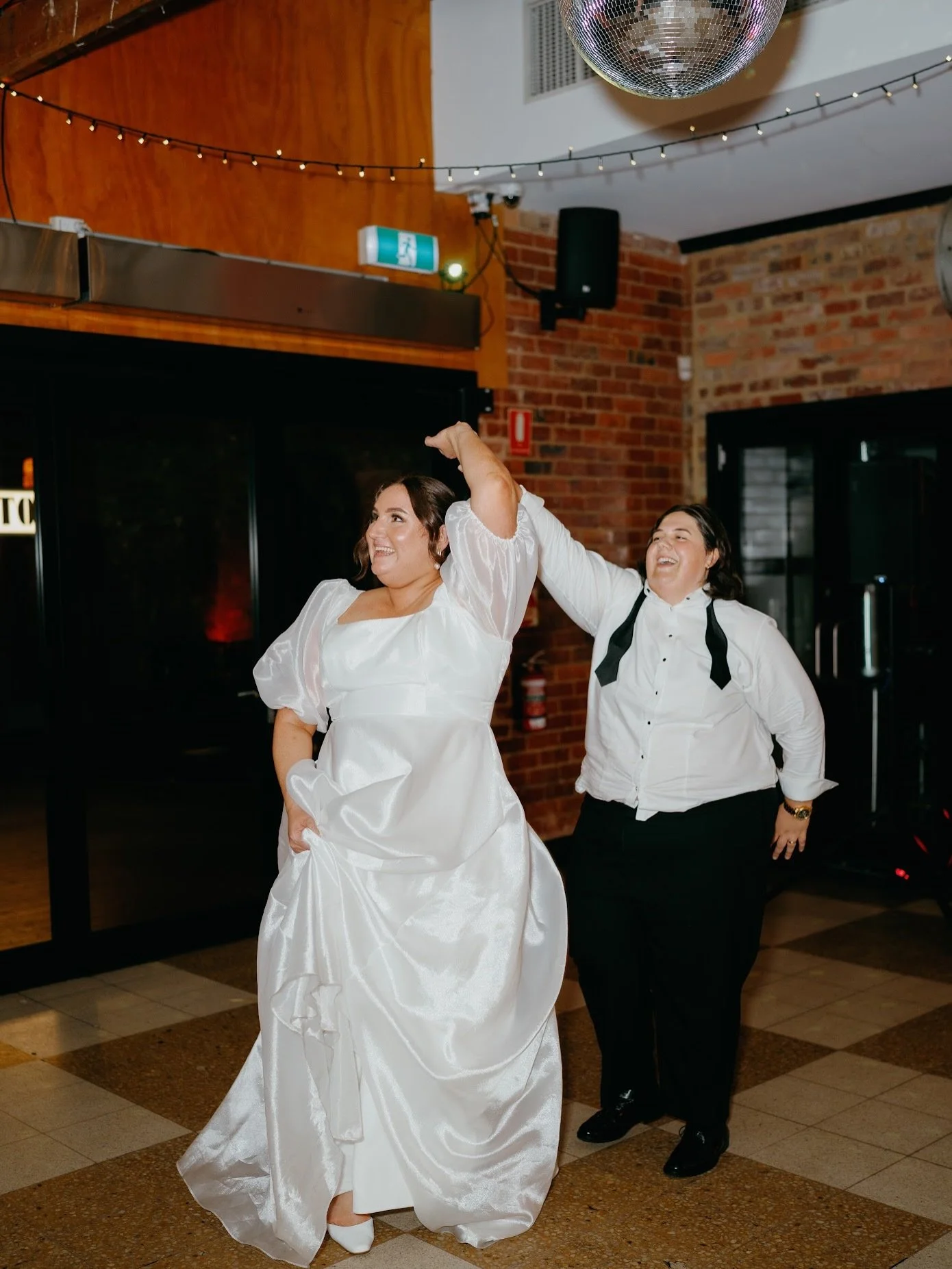 Deanna &amp; Shelley really knew how to get the party started! 🥂

Photographer &amp; Videographer:  @allmyweddings
Florist: @twigandtype
Celebrant &amp; DJ: @renee_the_celebrant
Cake: @katielous_cakes
photobooth: @boothalicious
Queen: @anightwithtin