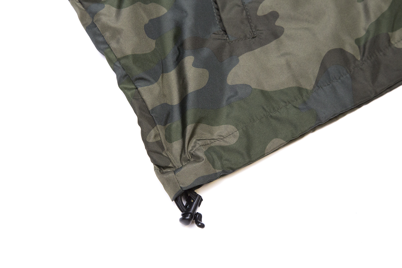 FXR Division Zip Up Hooded Windbreaker- Black OR Black Camo — FXR Division