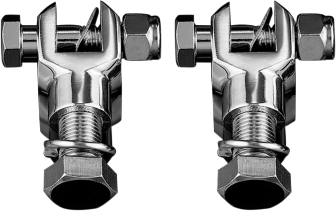 Chrome Passenger Foot Pegs – H-D Male Mount Style, Pair For Harley Models