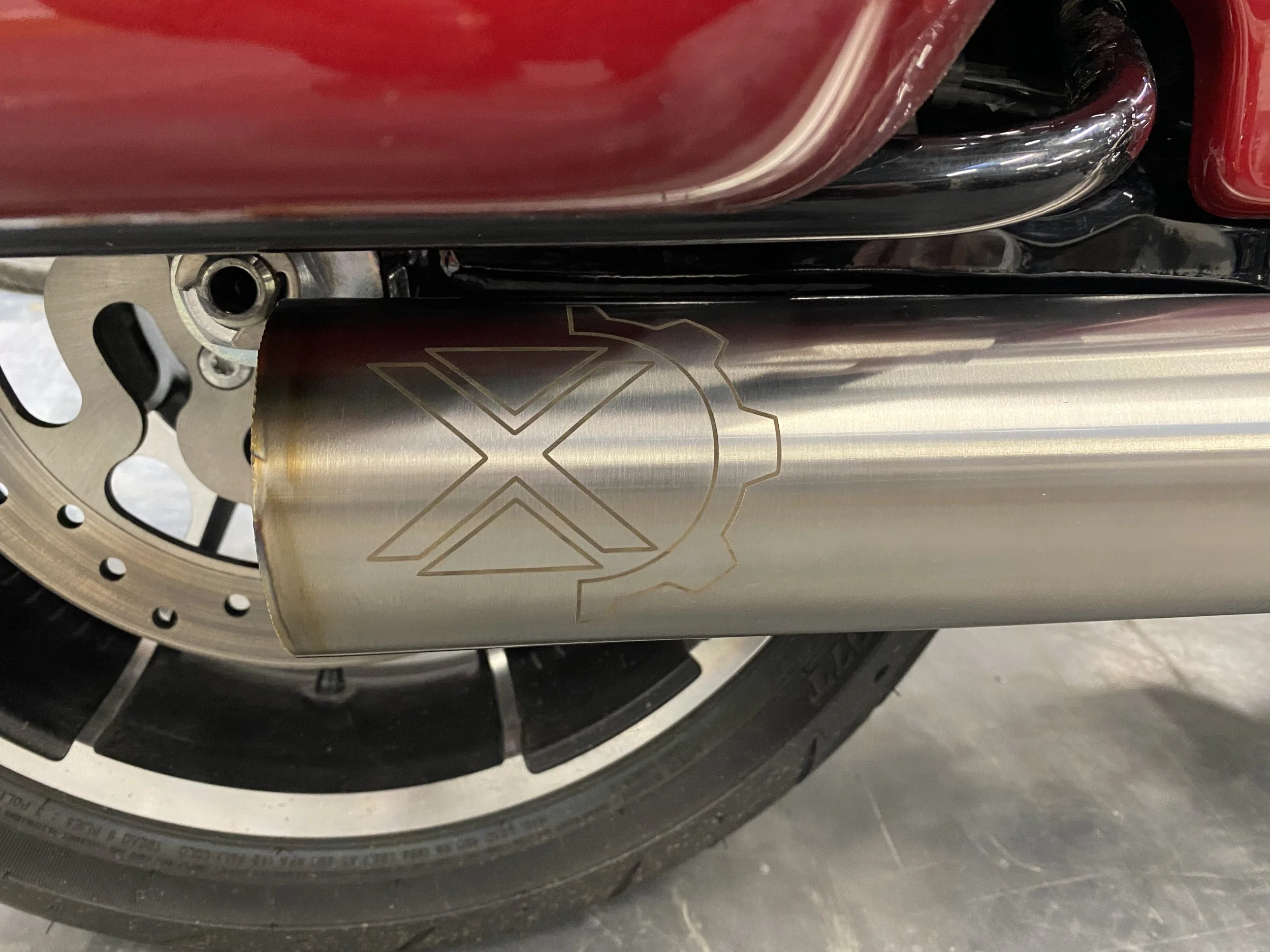 FXR Division / FAB28 IND. Performance Stainless Steel Canister Exhaust