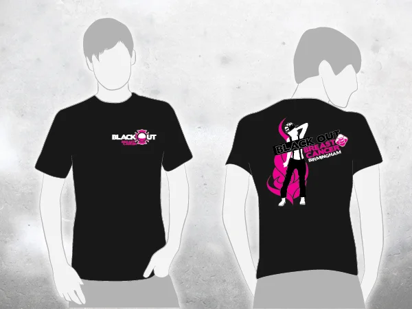 SHIRT - Black Out Breast Cancer