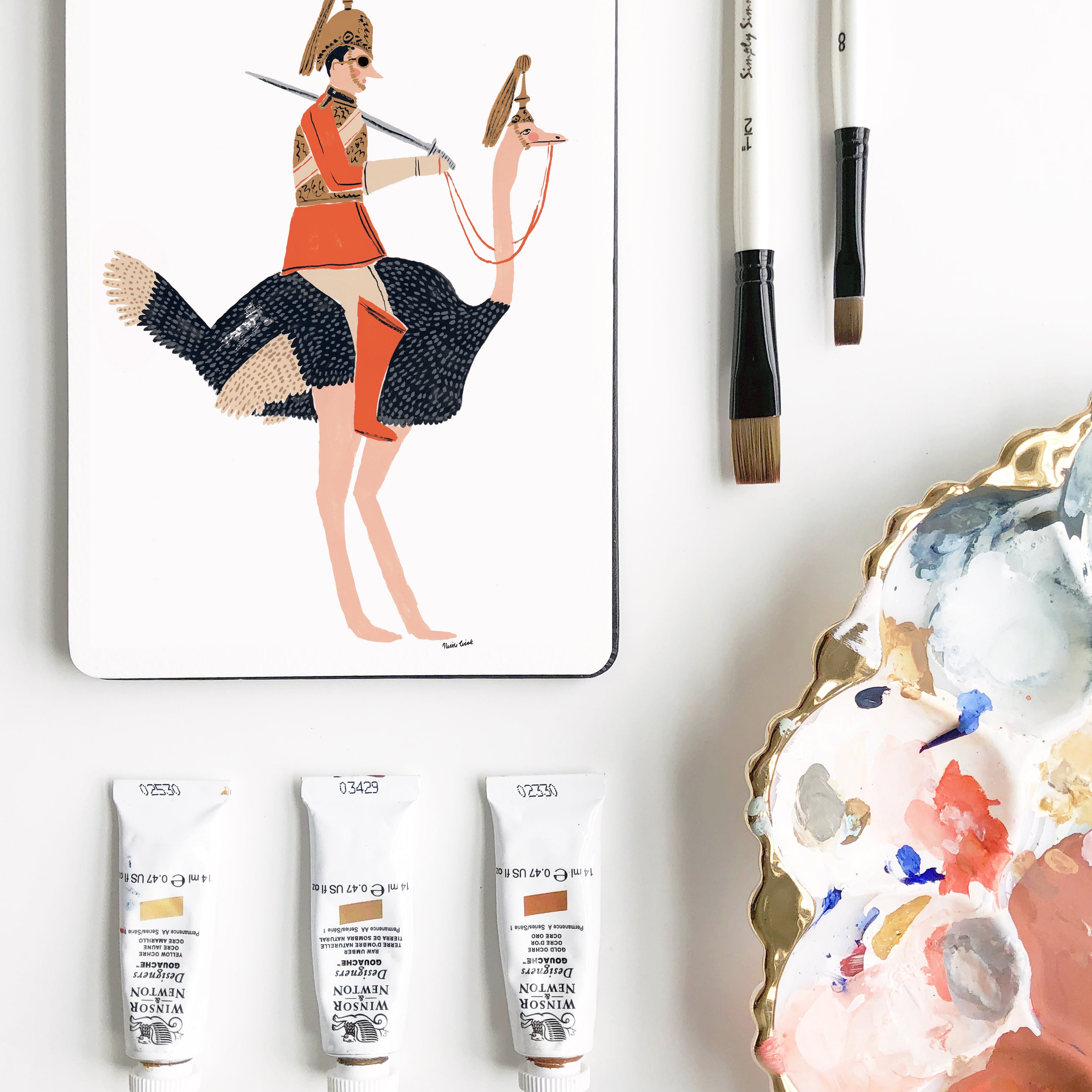 How I Use My Ceramic Paint Palette — Nicole Cicak