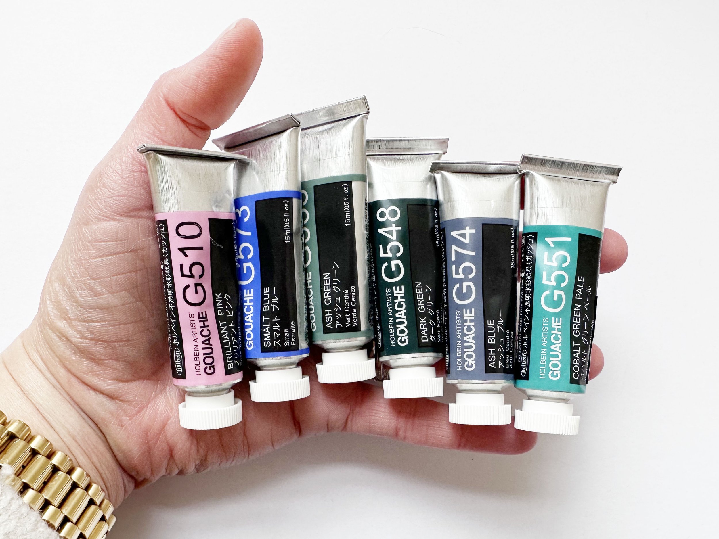 My Color Swatch Project &amp; New Shades of Gouache