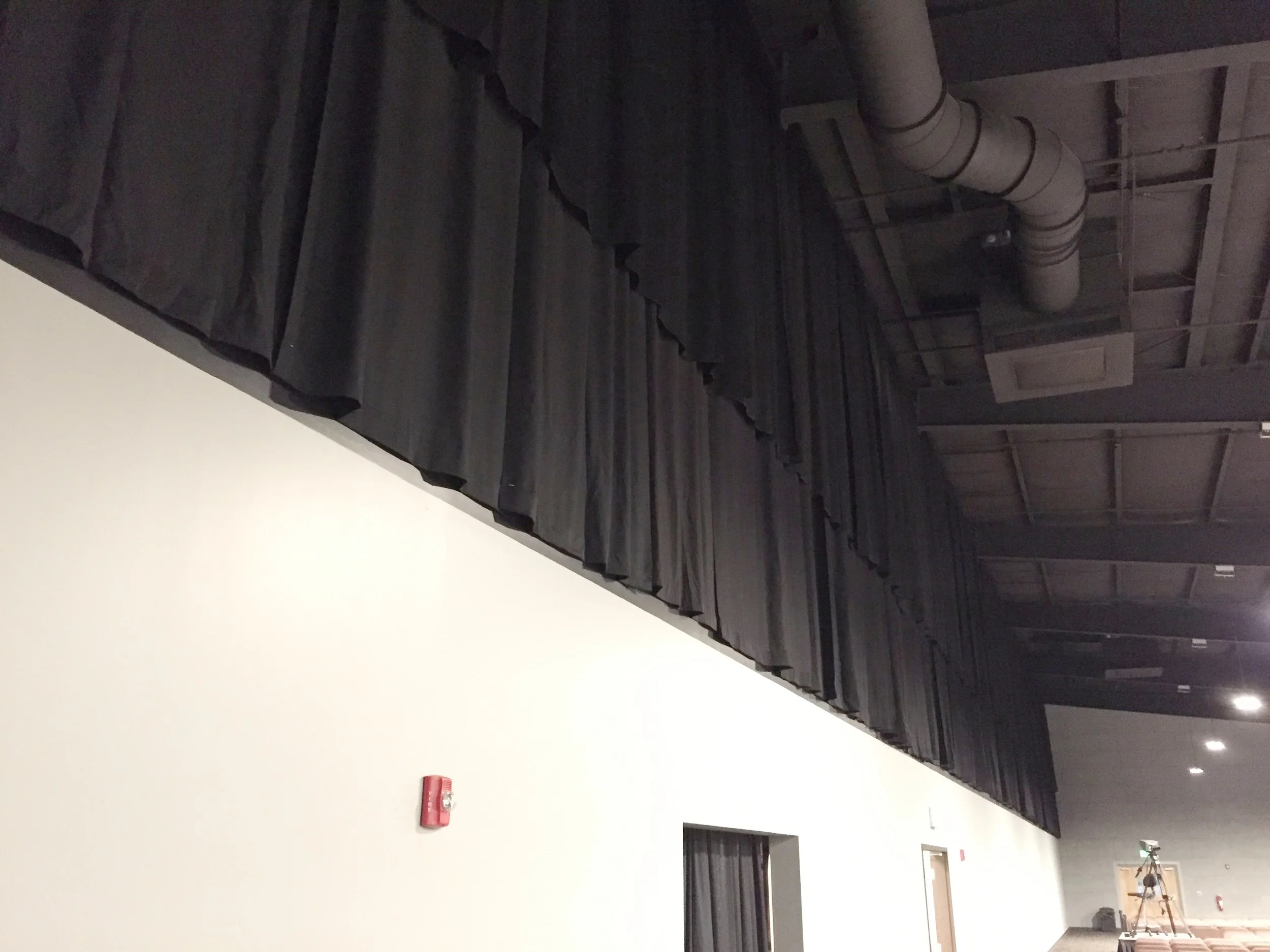 Stage Left building ceiling