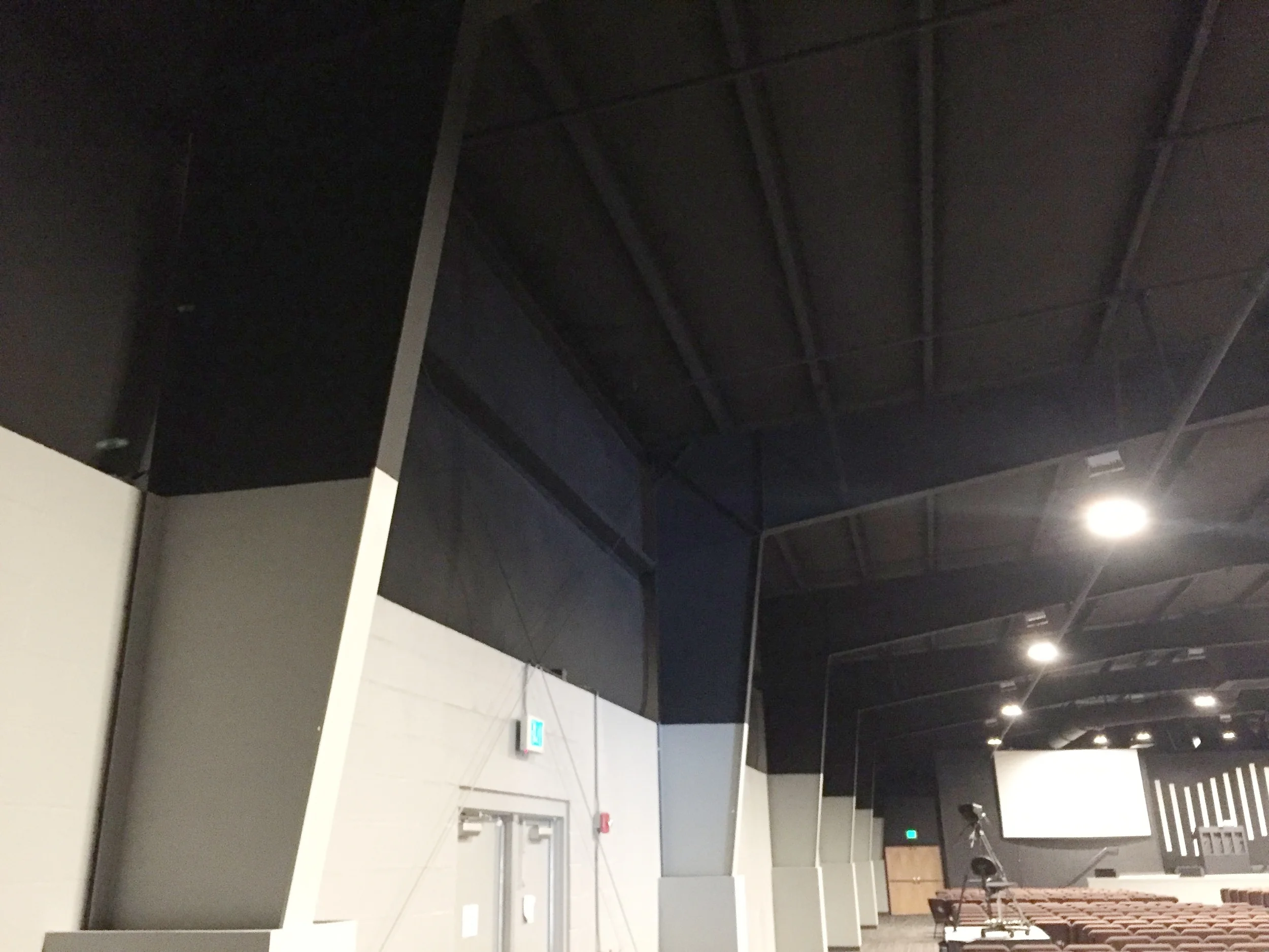 Stage Right wall