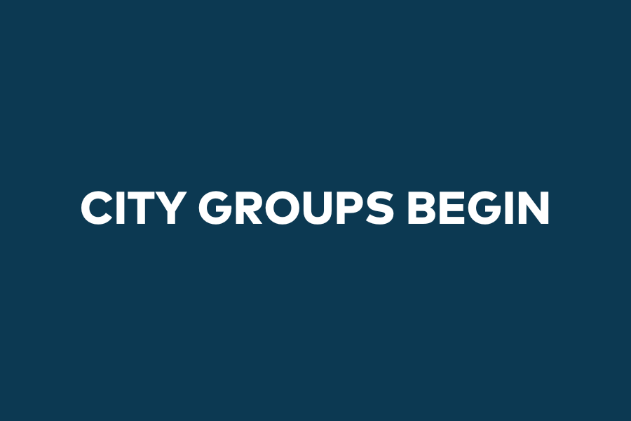 City Groups Begin