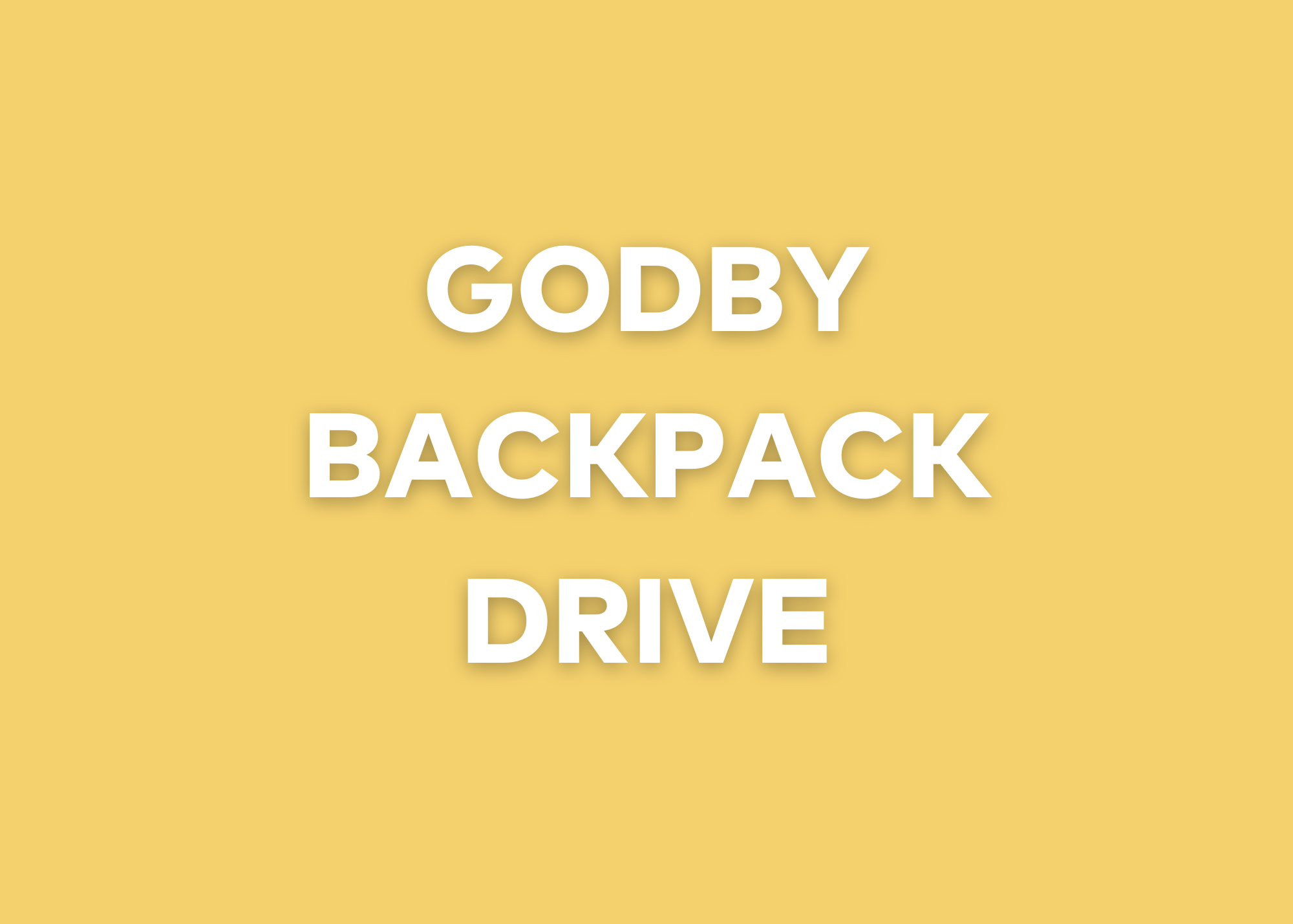 Godby High School Backpack Drive