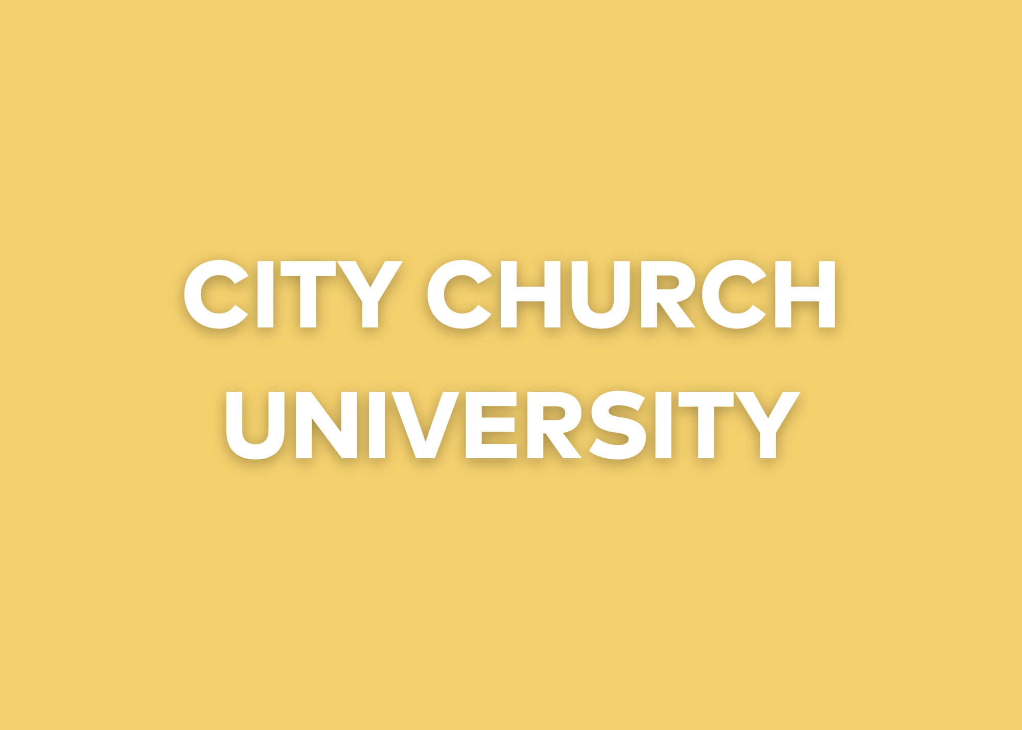 City Church University