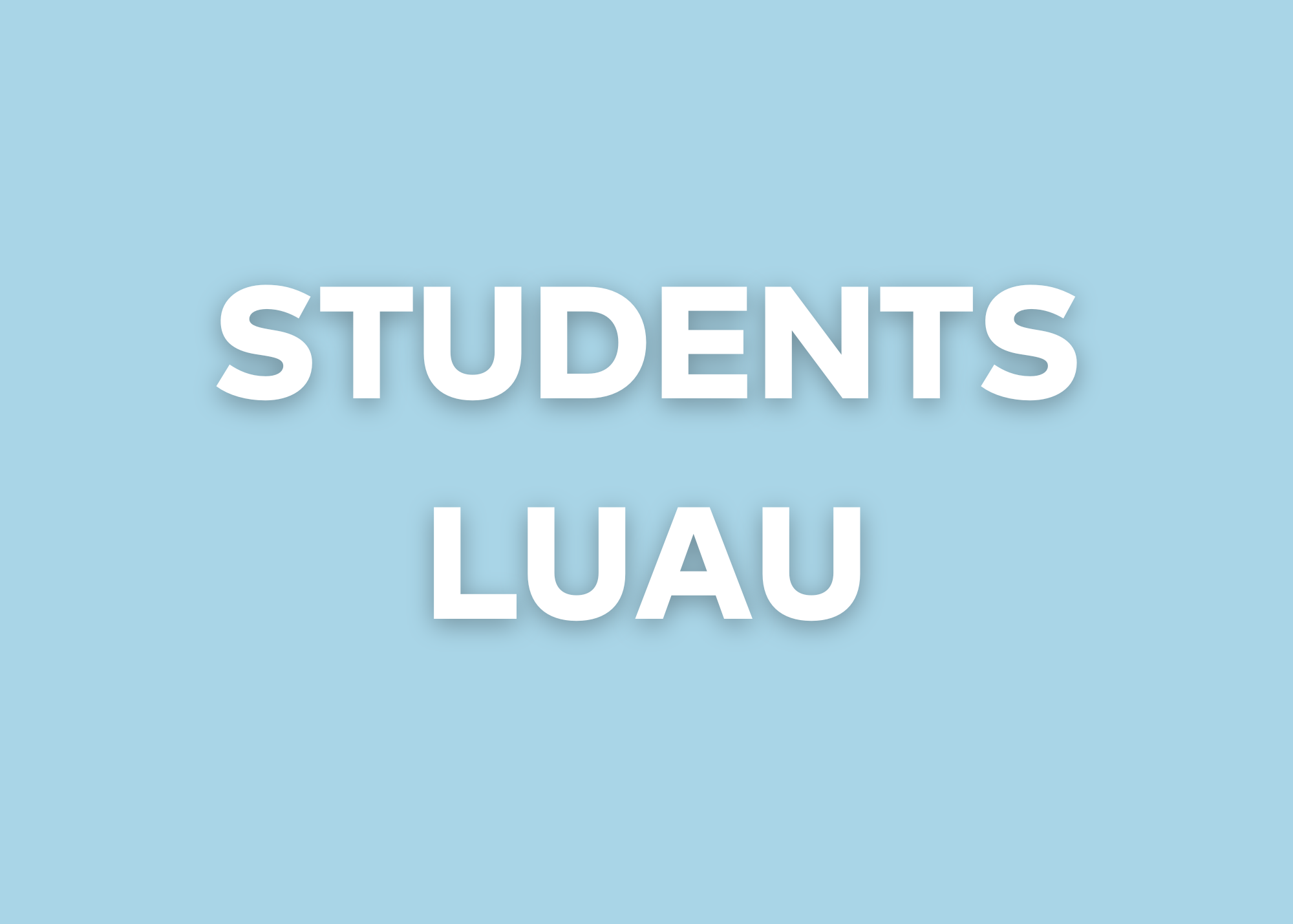 Students Luau at Tom Brown