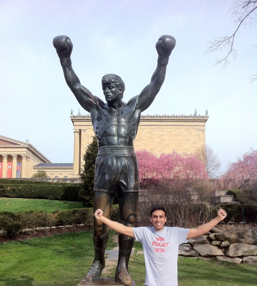 What a great day at the statue!.