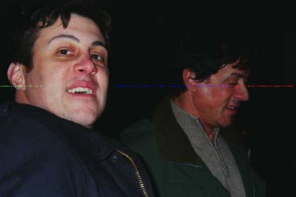 On set in Kensington with Southpaw, Rocky Balboa in 2006.