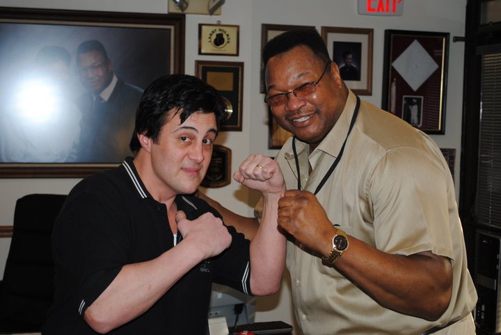 The Easton Assassin, Larry Holmes had some great thoughts about the tour and how easily he would have knocked me out !