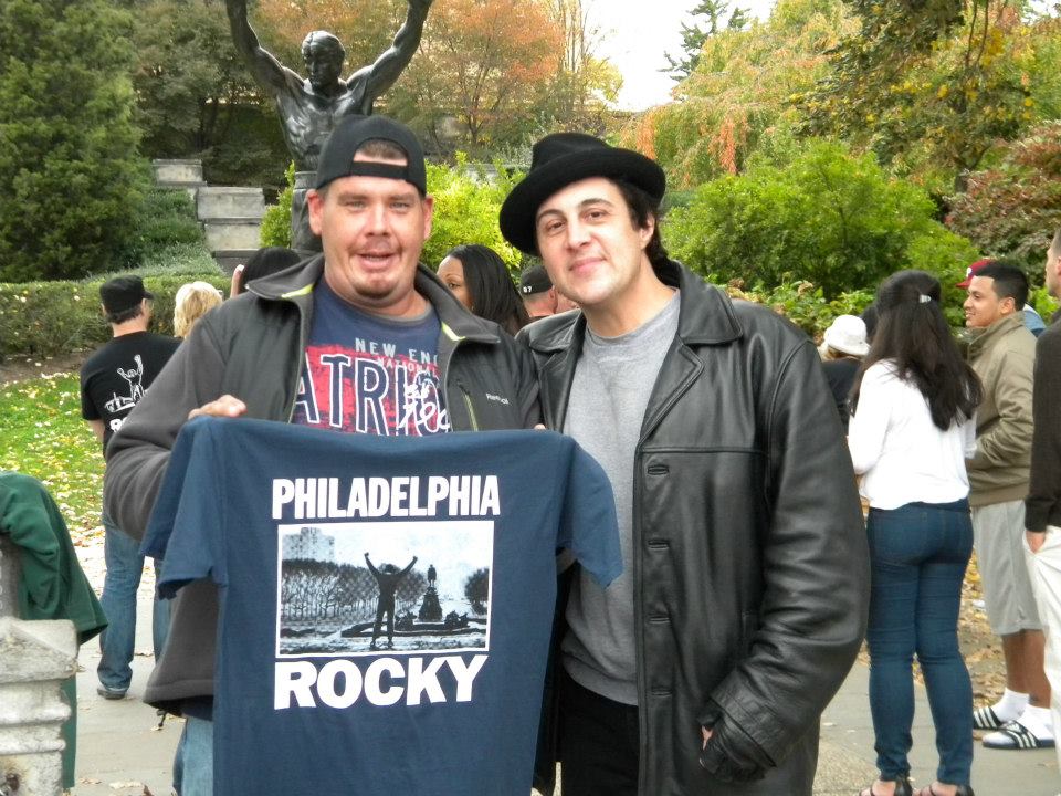 Even the locals add great color to a visit at the Rocky Statue!
