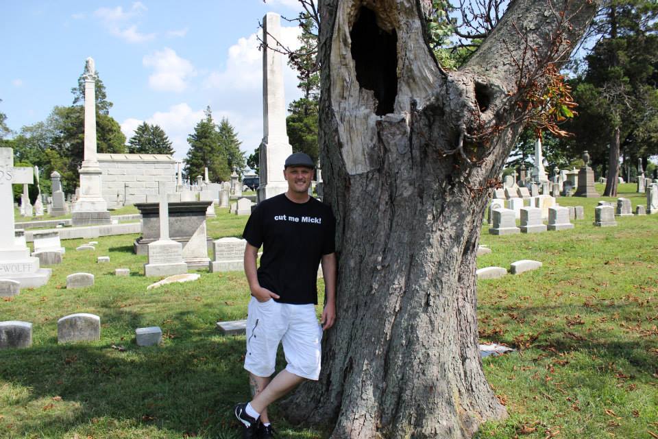 The tree where Rocky keeps his chair.