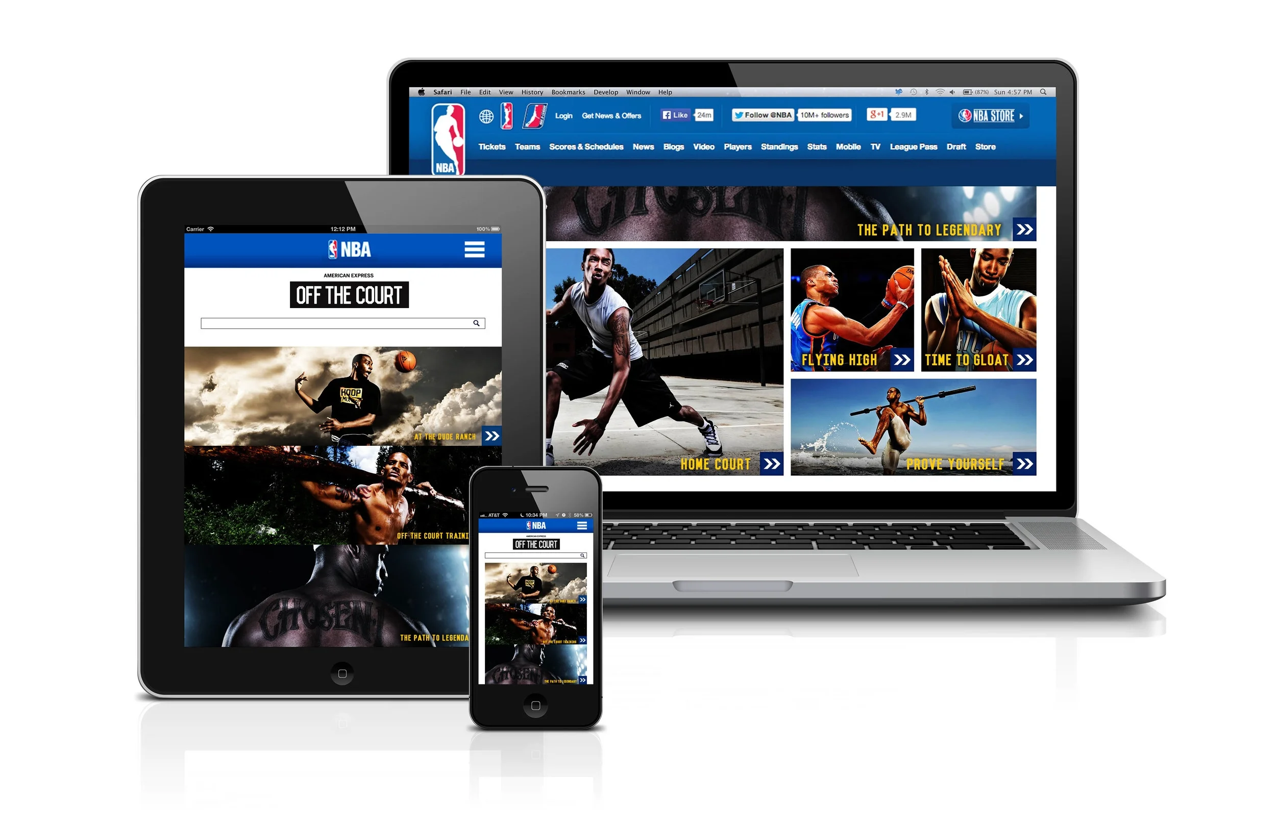 Responsive site design