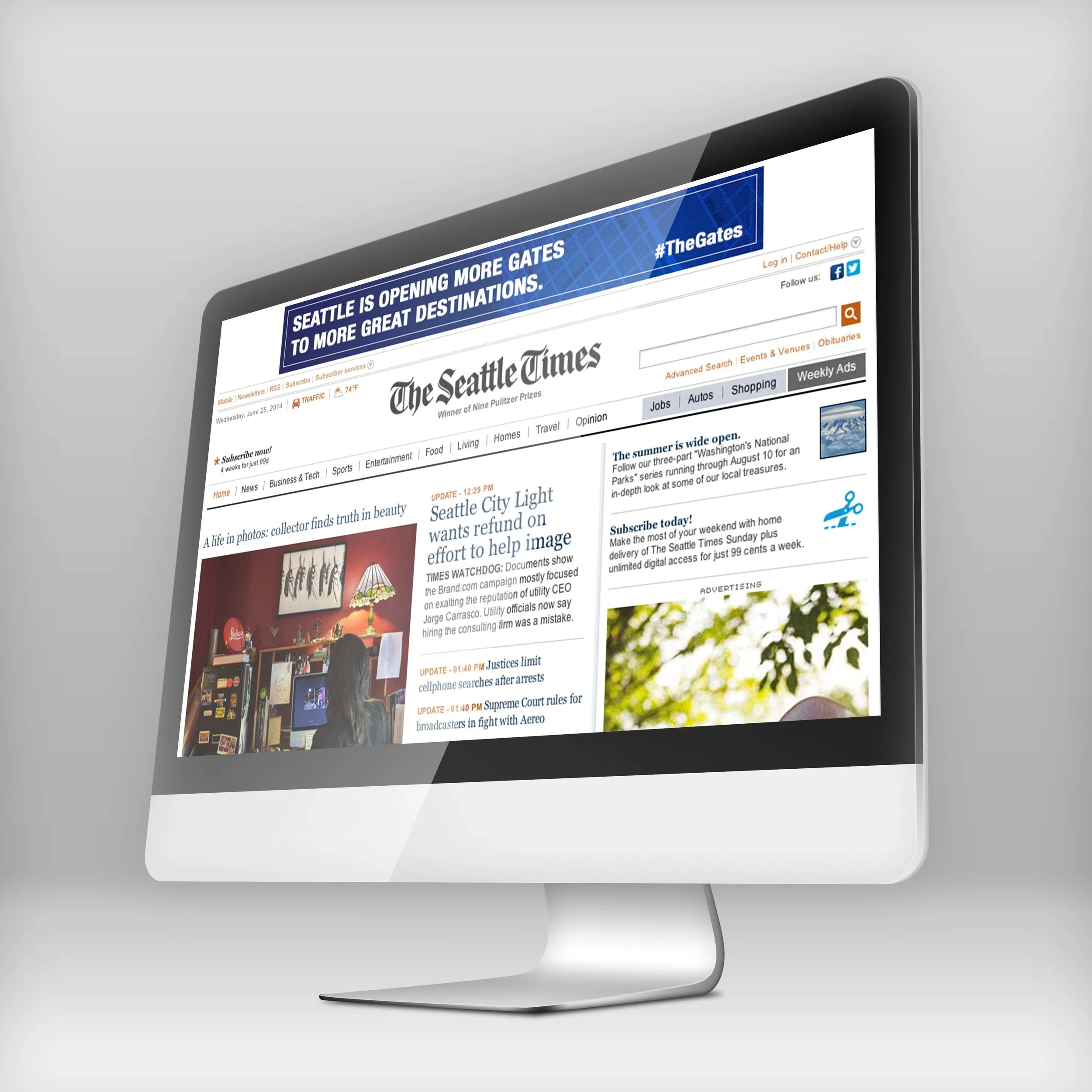 Geo-targeted digital advertising 