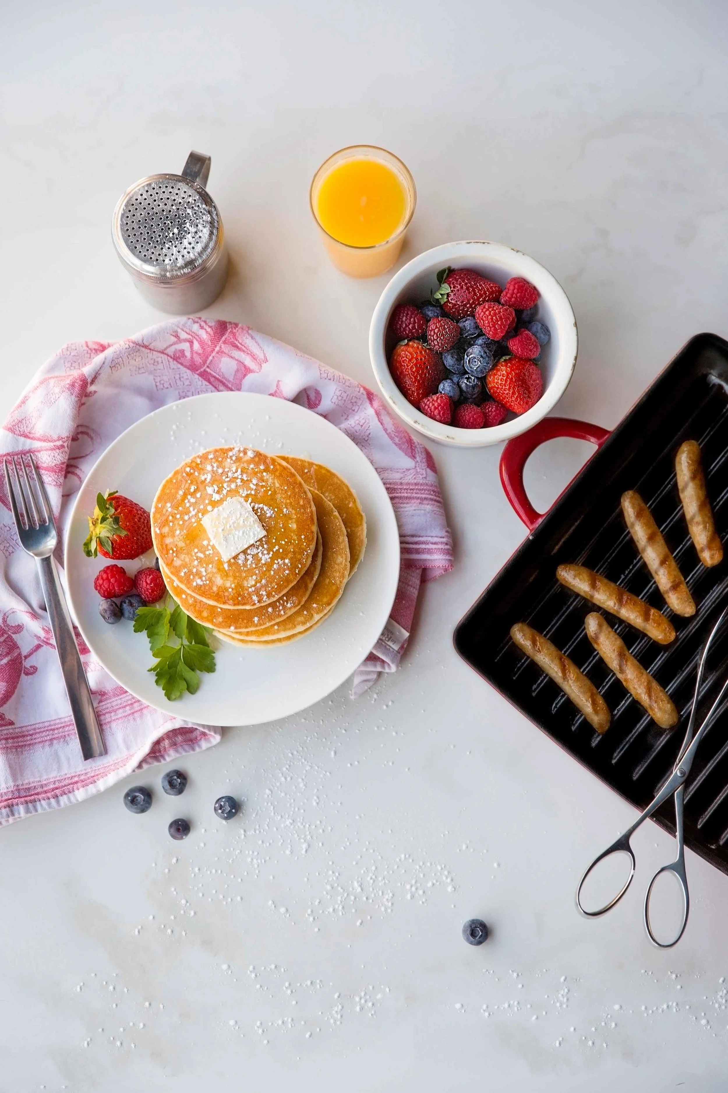 Recipe photo shoot
